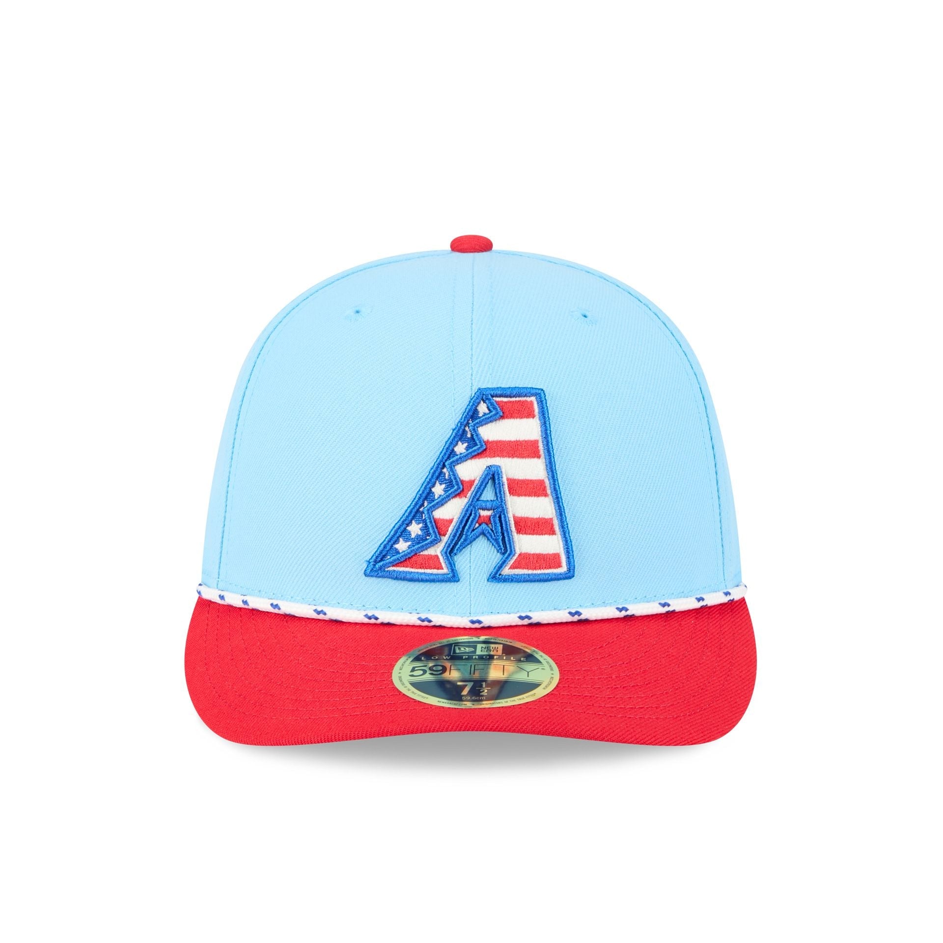 Arizona Diamondbacks Independence Day 2025 Low Profile 59FIFTY Fitted Hat
