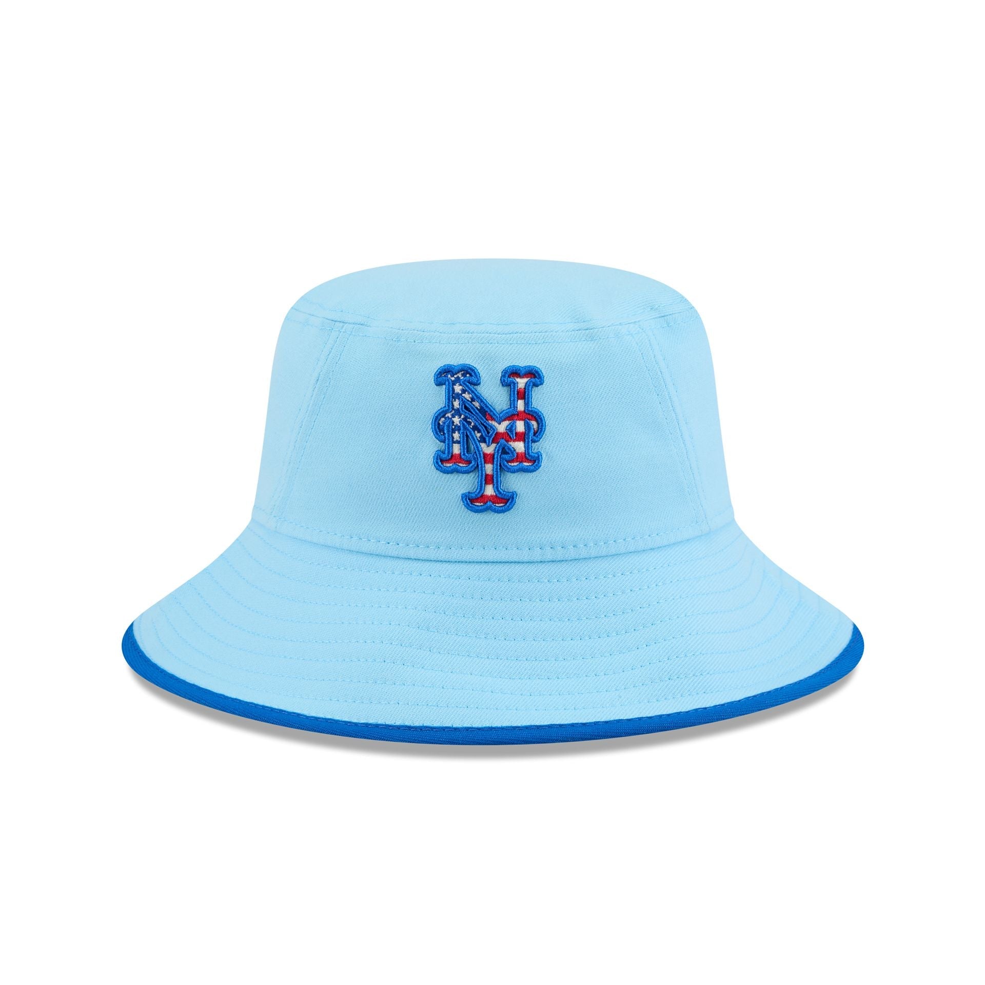 New York Mets Independence Day 2025 Stretch Bucket Hat