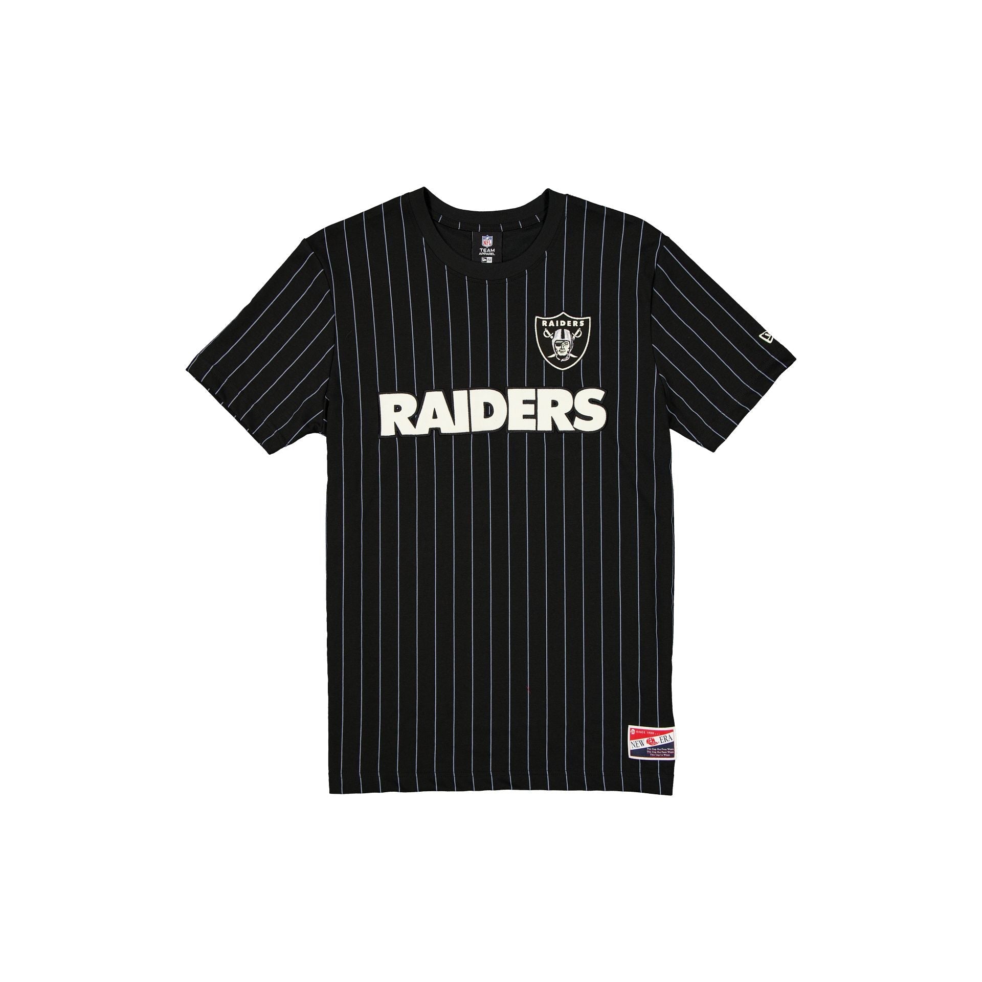 Las Vegas Raiders Throwback Retro Pinstripe T-Shirt