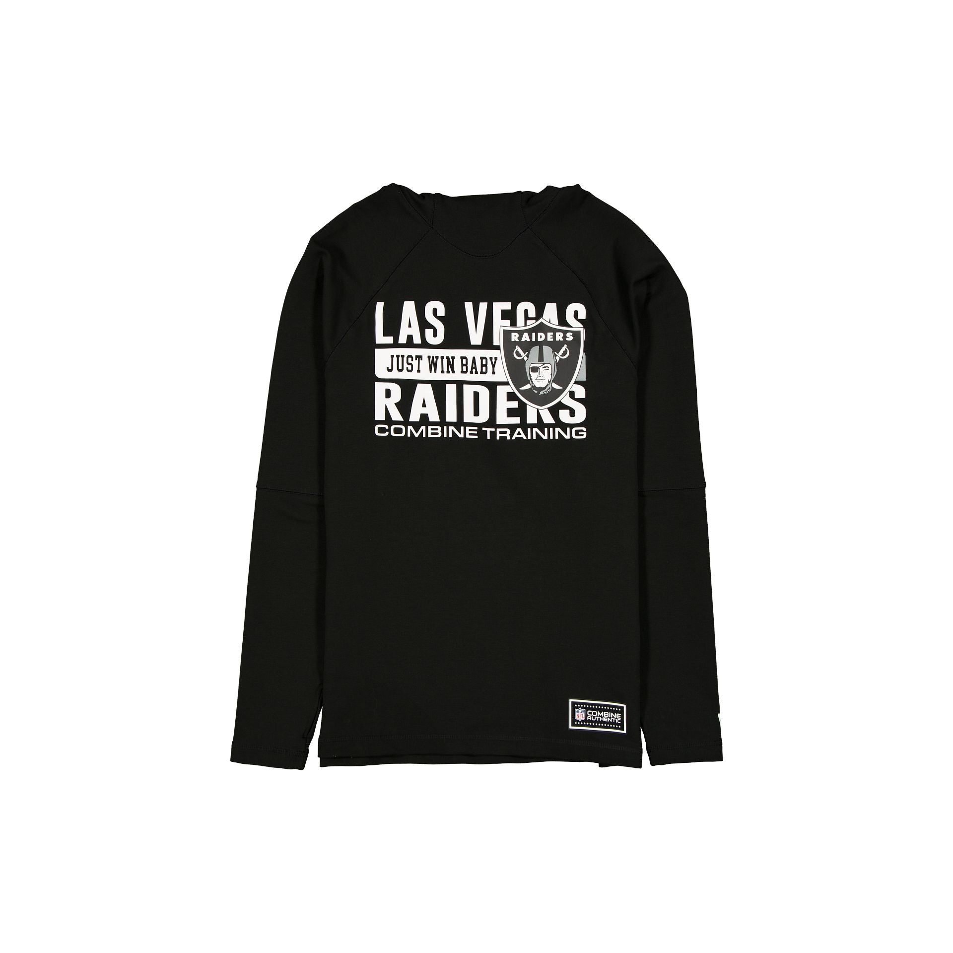 Las Vegas Raiders 2025 Functional Fandom Black Balaclava Hoodie