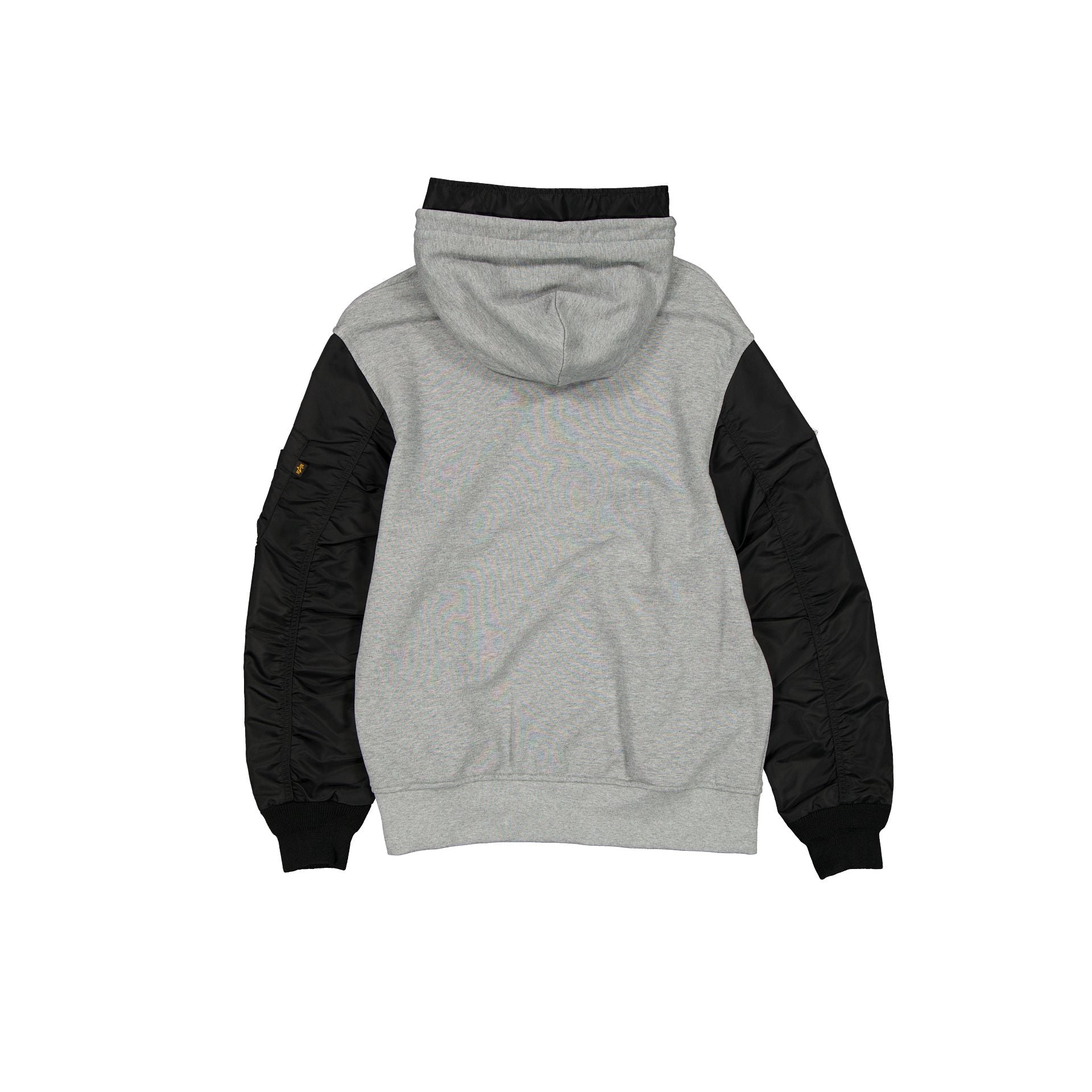 Alpha Industries x Las Vegas Raiders Gray MA-1 Full Zip Fleece Jacket