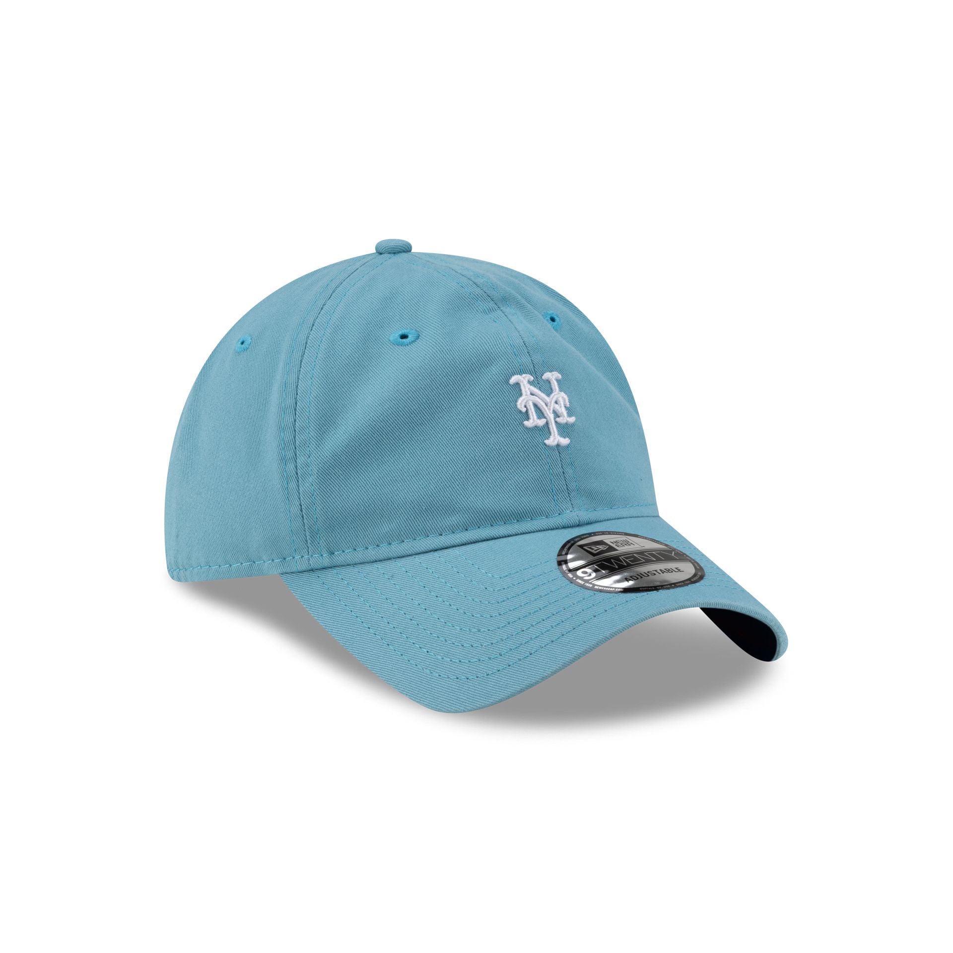 New York Mets Mini Logo Pastel Blue 9TWENTY Adjustable Hat