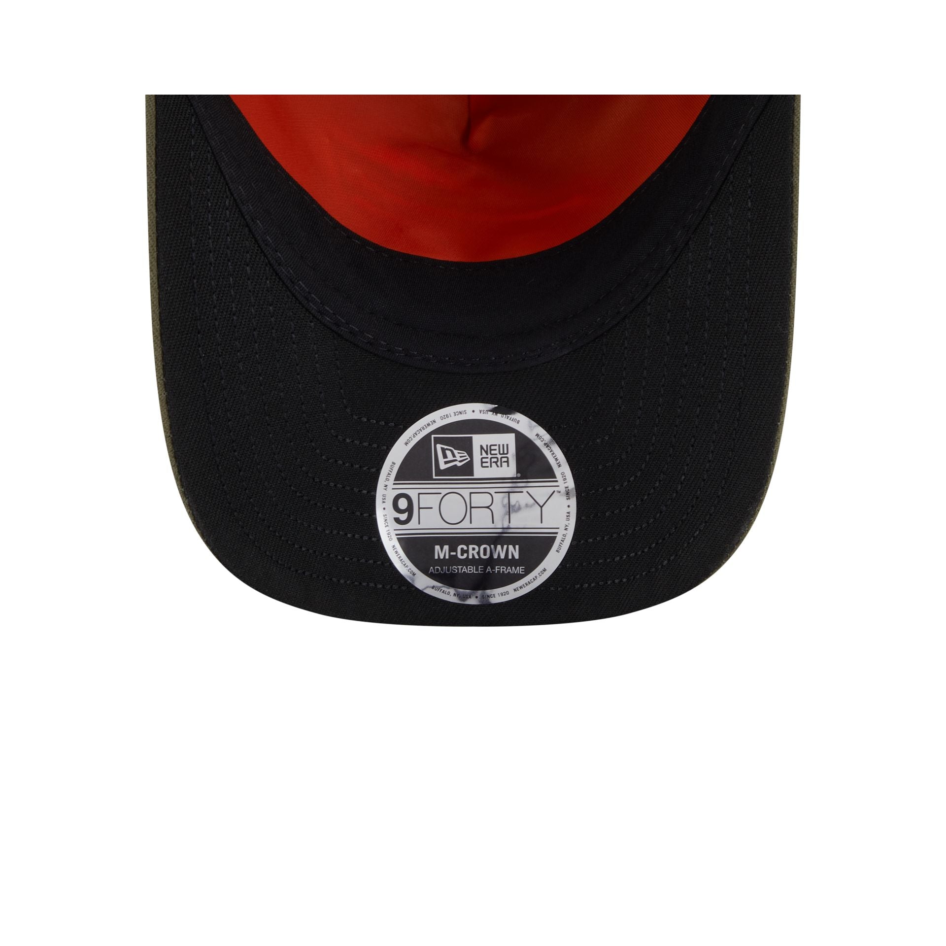 Alpha Industries x Buffalo Bills Olive Green 9FORTY M-Crown A-Frame Snapback Hat