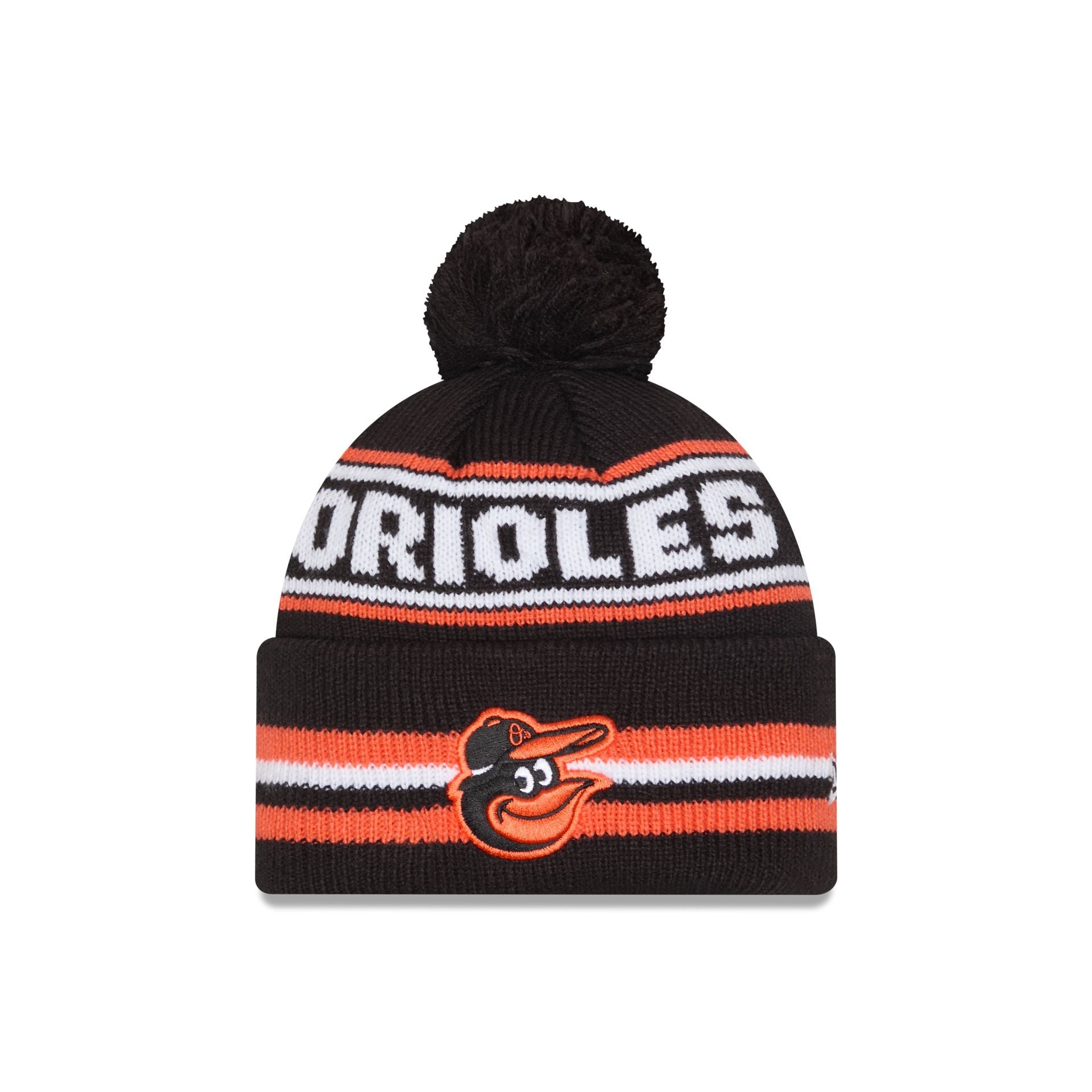 Baltimore Orioles Classic Pom Knit Hat