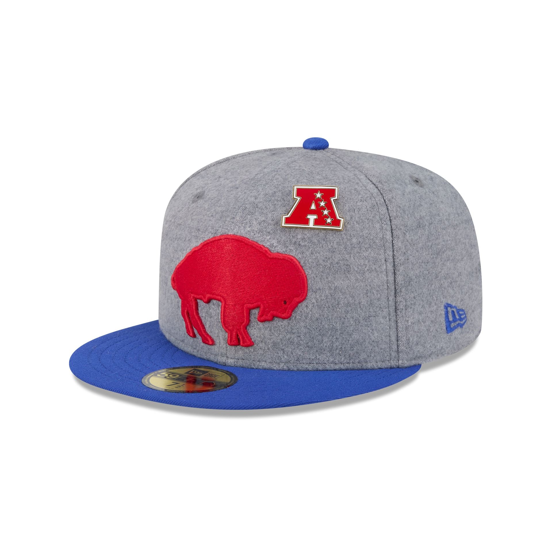 Buffalo Bills Heather Gray Wool 59FIFTY Fitted Hat