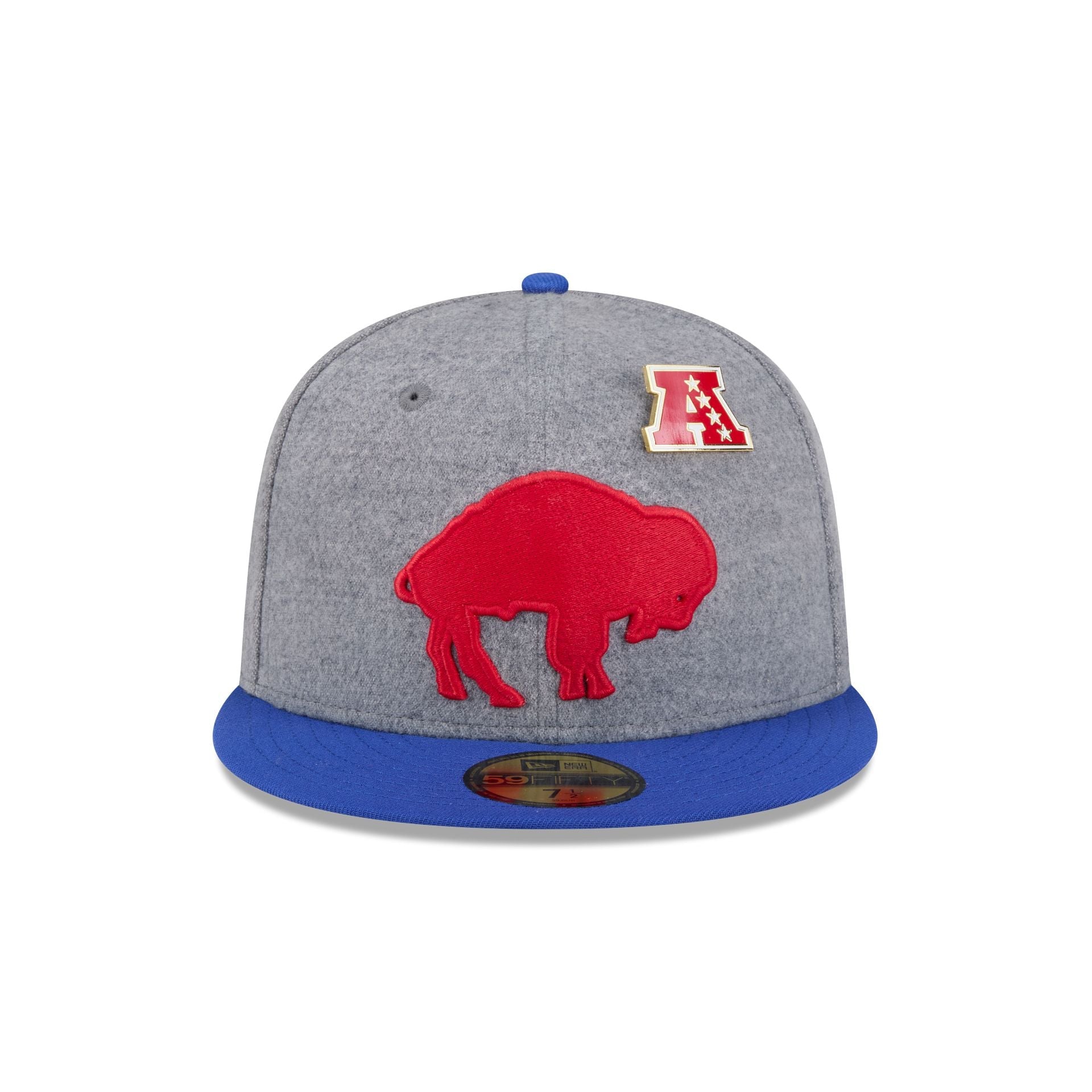 Buffalo Bills Heather Gray Wool 59FIFTY Fitted Hat