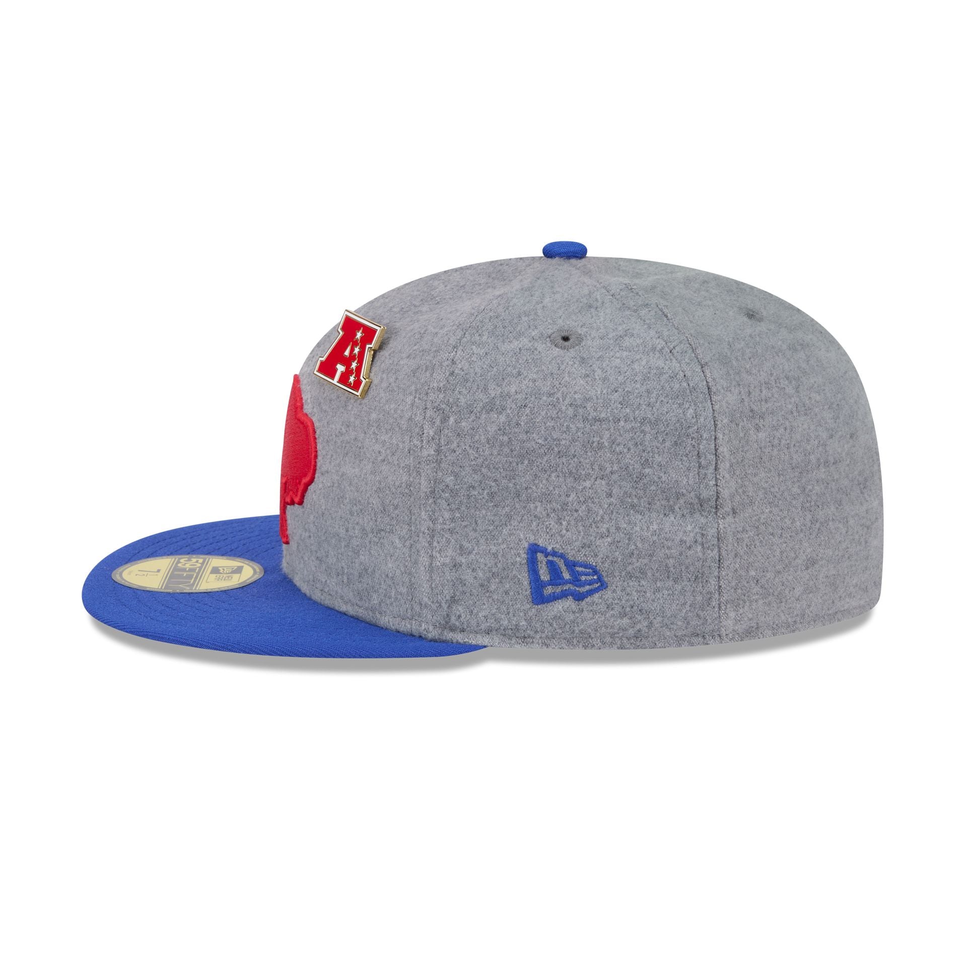 Buffalo Bills Heather Gray Wool 59FIFTY Fitted Hat