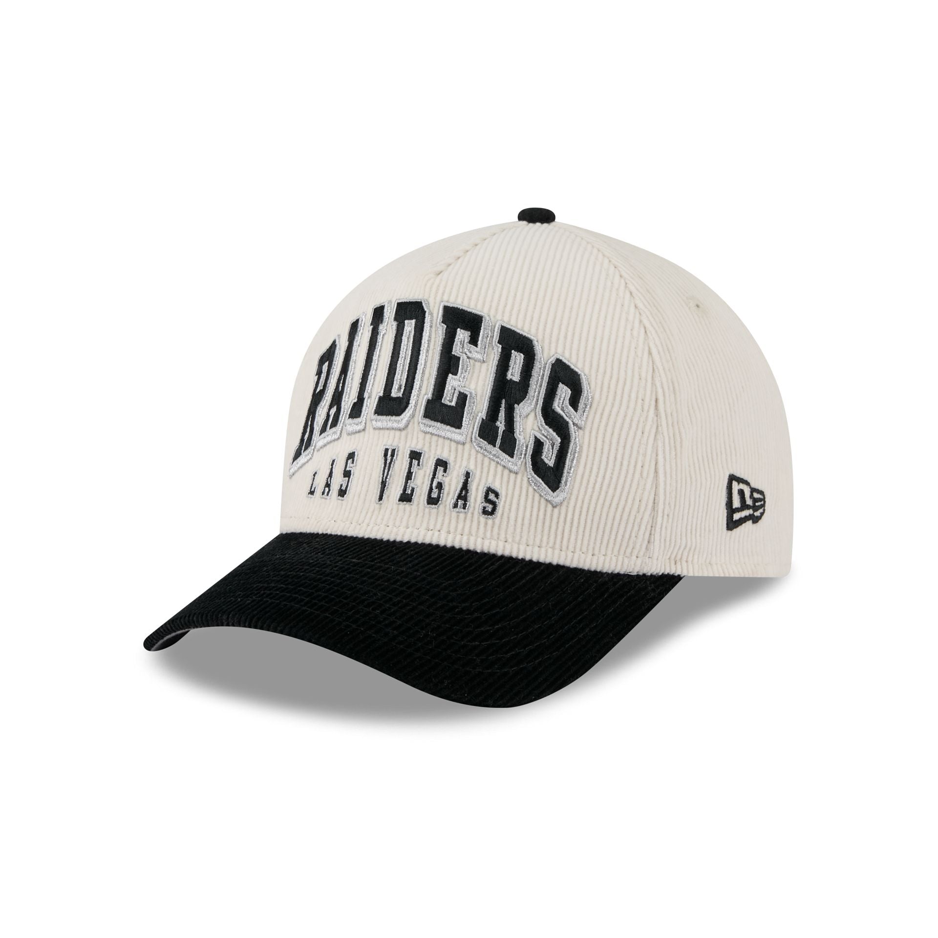 Las Vegas Raiders Stacked Corduroy 9FORTY M-Crown A-Frame Snapback Hat