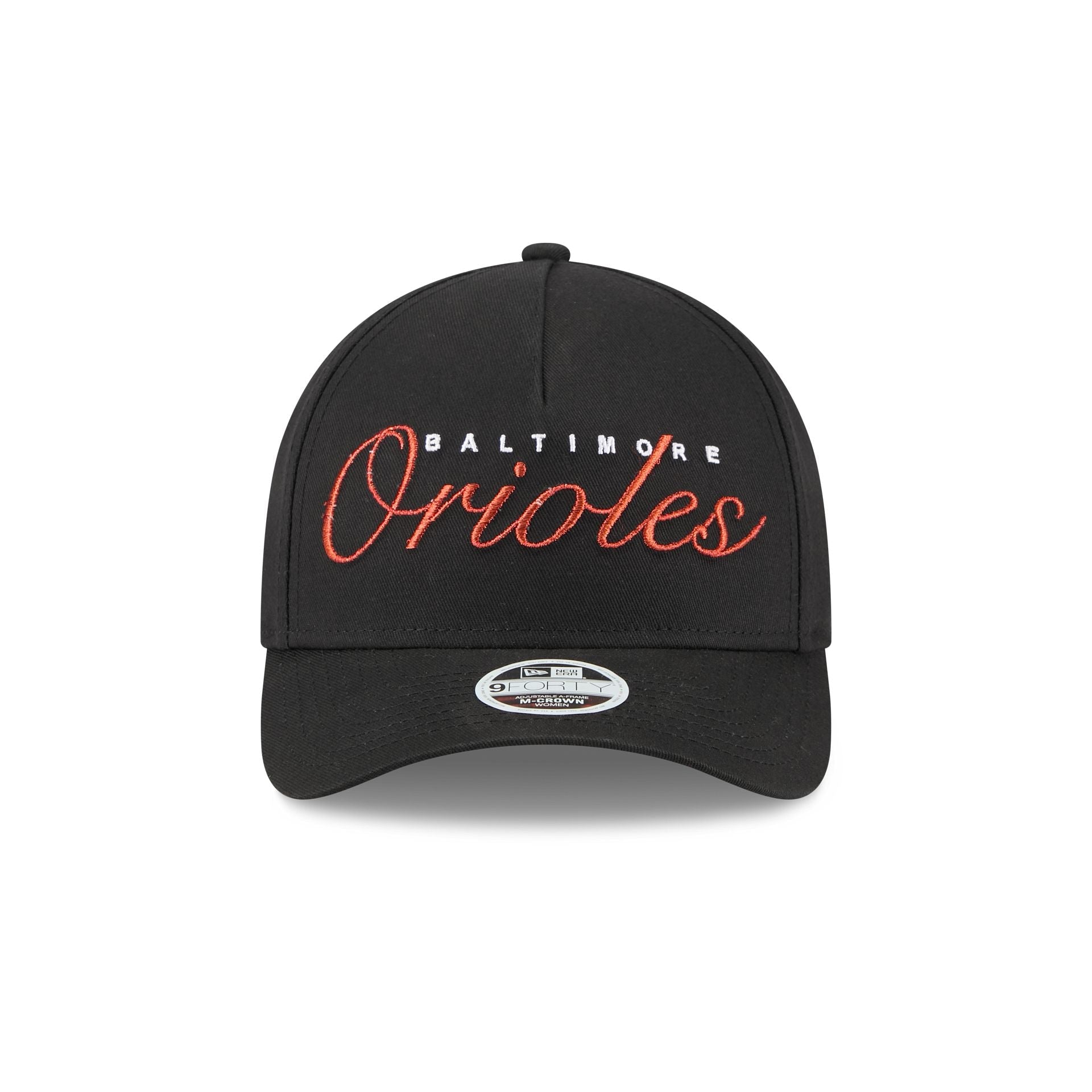 Baltimore Orioles Metallic Women's 9FORTY M-Crown A-Frame Snapback Hat