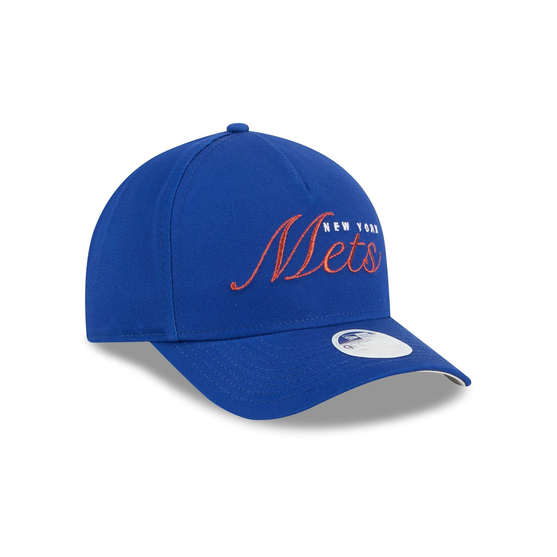 New York Mets Metallic Women's 9FORTY M-Crown A-Frame Snapback Hat