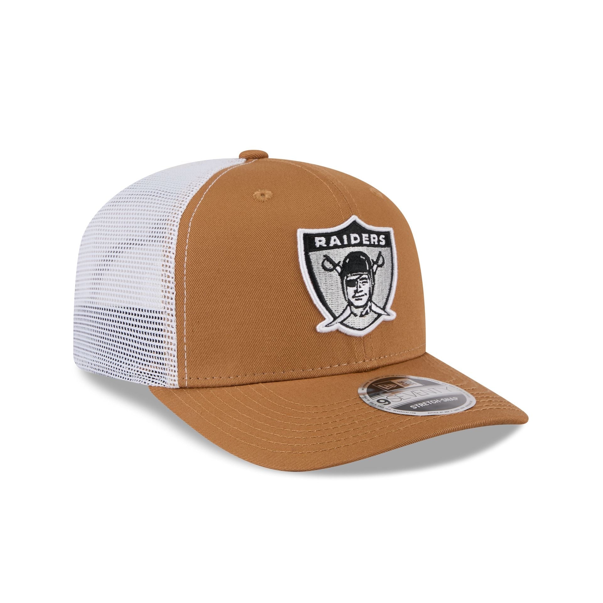 Las Vegas Raiders Bronze 9SEVENTY Trucker Hat