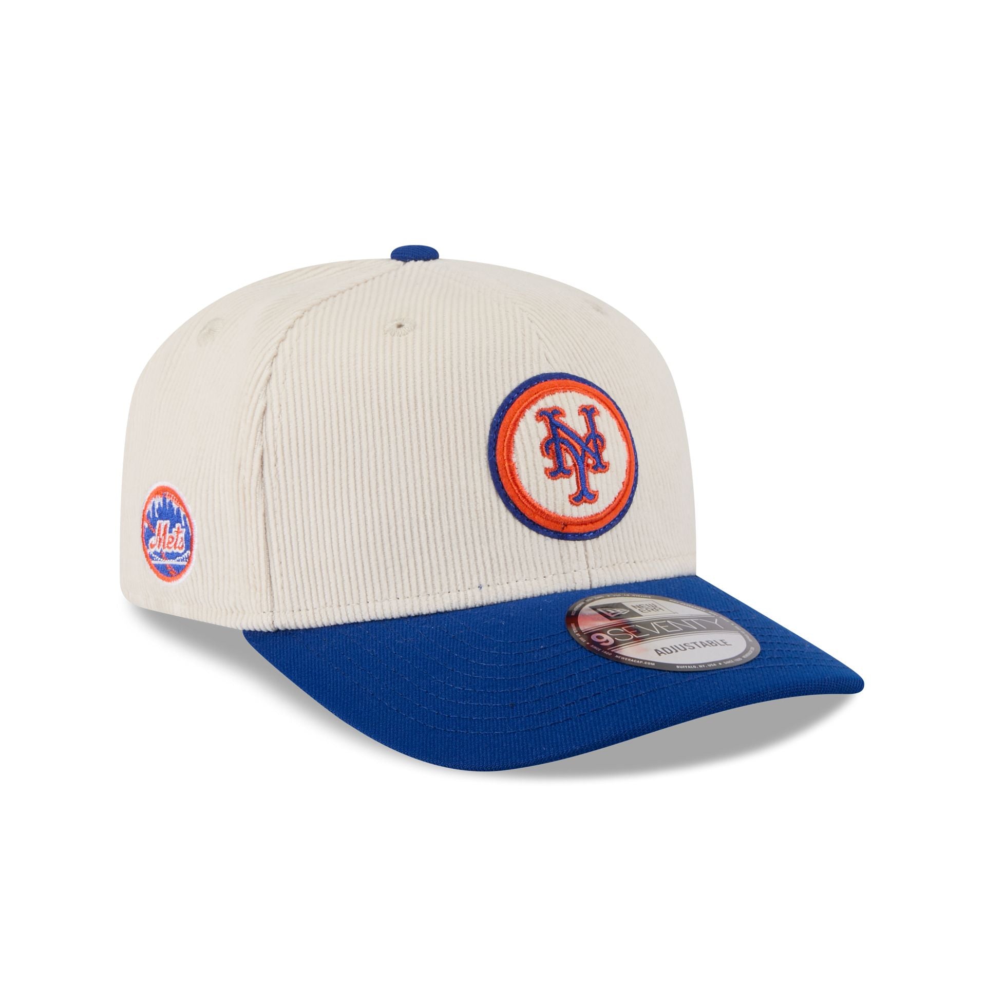 New York Mets Loyal Corduroy 9SEVENTY Stretch-Snap Hat