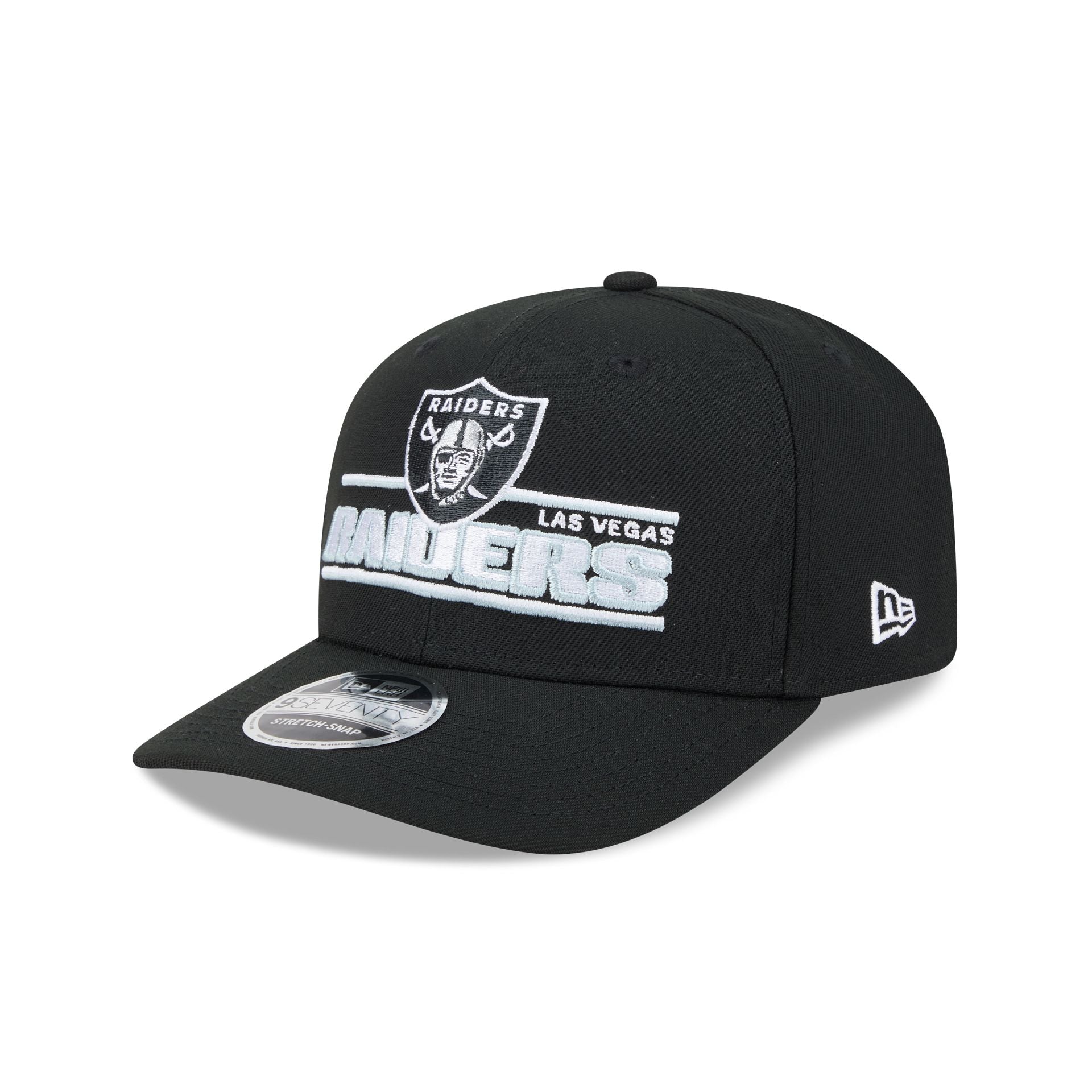 Las Vegas Raiders Stated 9SEVENTY Stretch-Snap Hat