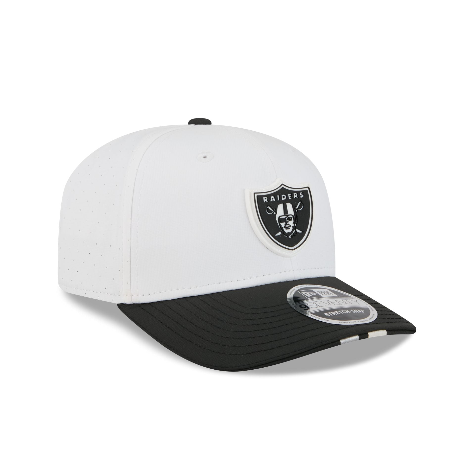 Las Vegas Raiders 2025 Training 9SEVENTY Stretch-Snap Hat