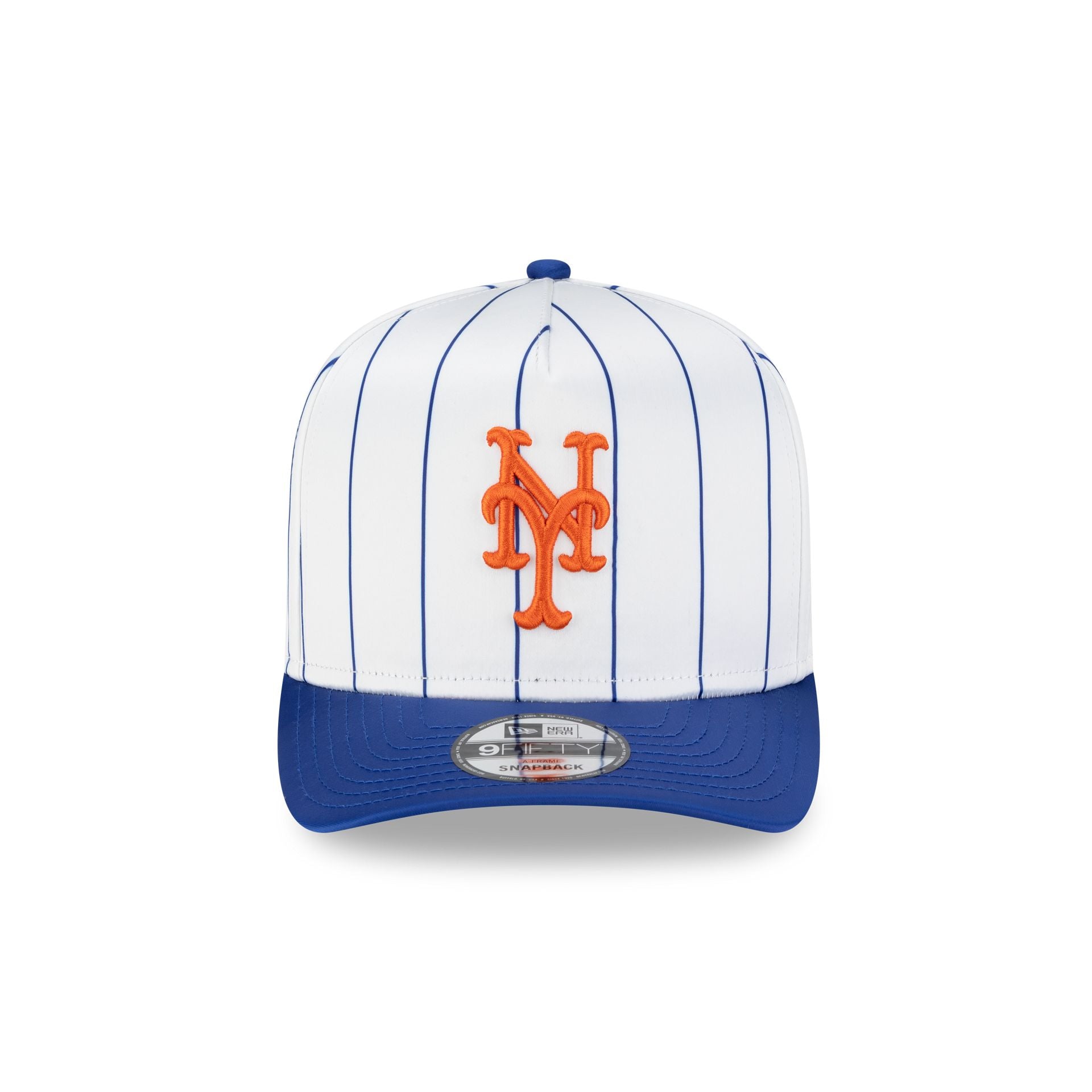 New York Mets Satin Pinstripe 9FIFTY A-Frame Snapback Hat