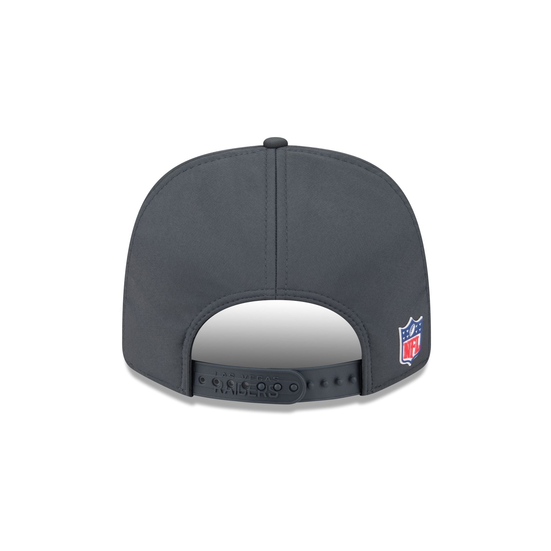 Las Vegas Raiders 2025 Sideline Cold Weather Steel Clouds 9SEVENTY Stretch-Snap Hat