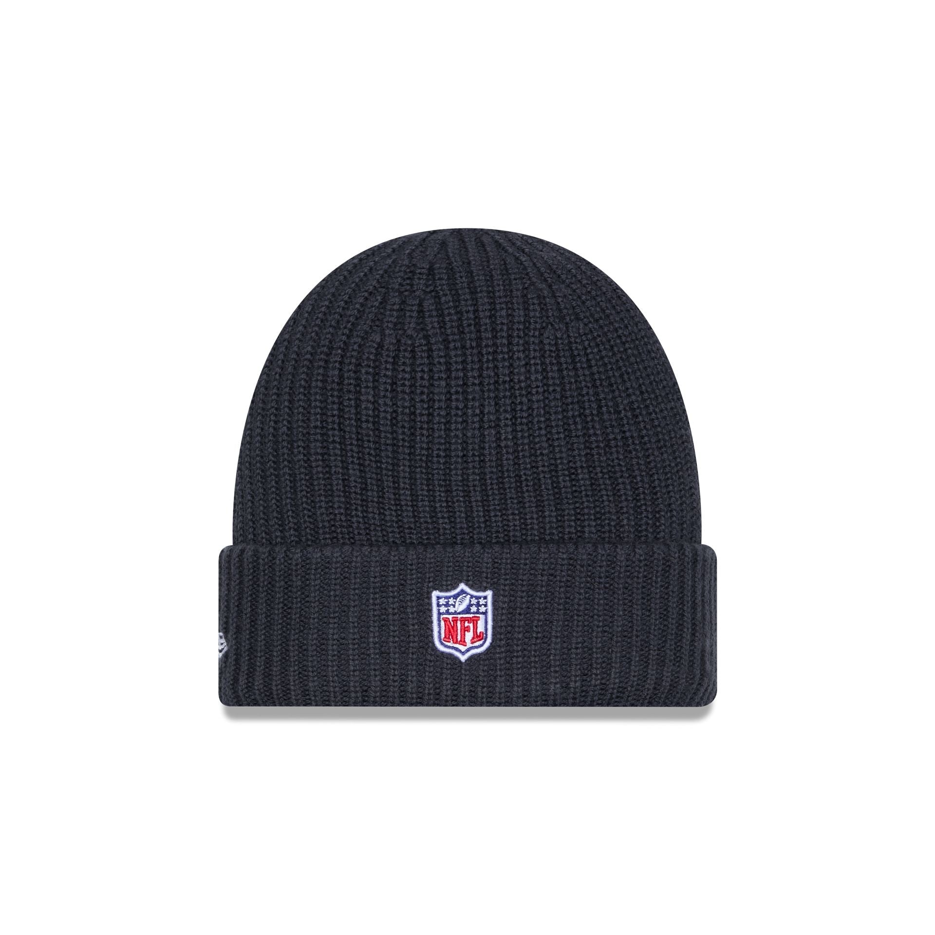 Las Vegas Raiders 2025 Sideline Cold Weather Steel Clouds Cuff Knit Beanie