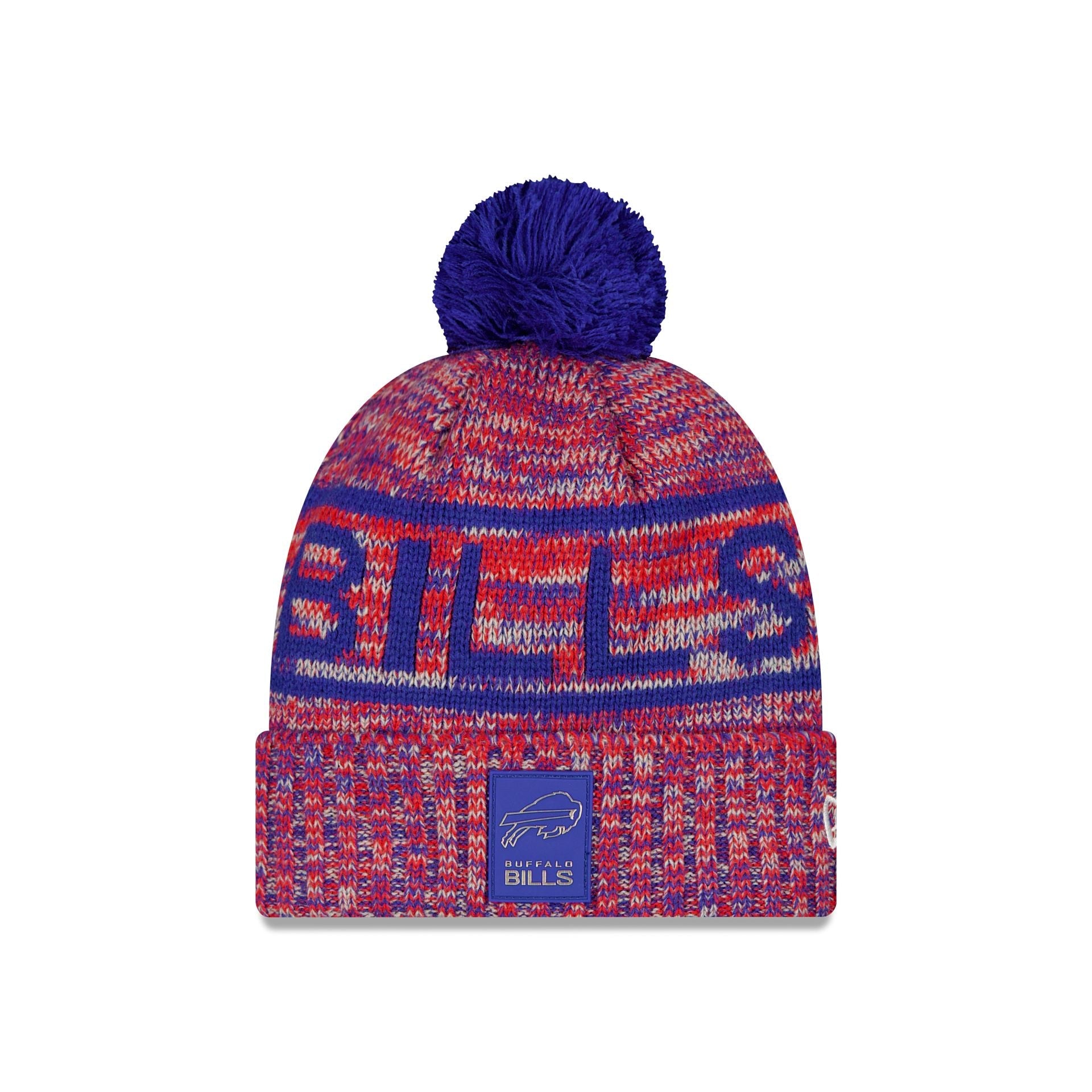Buffalo Bills 2025 Sideline Cold Weather Pom Knit Hat