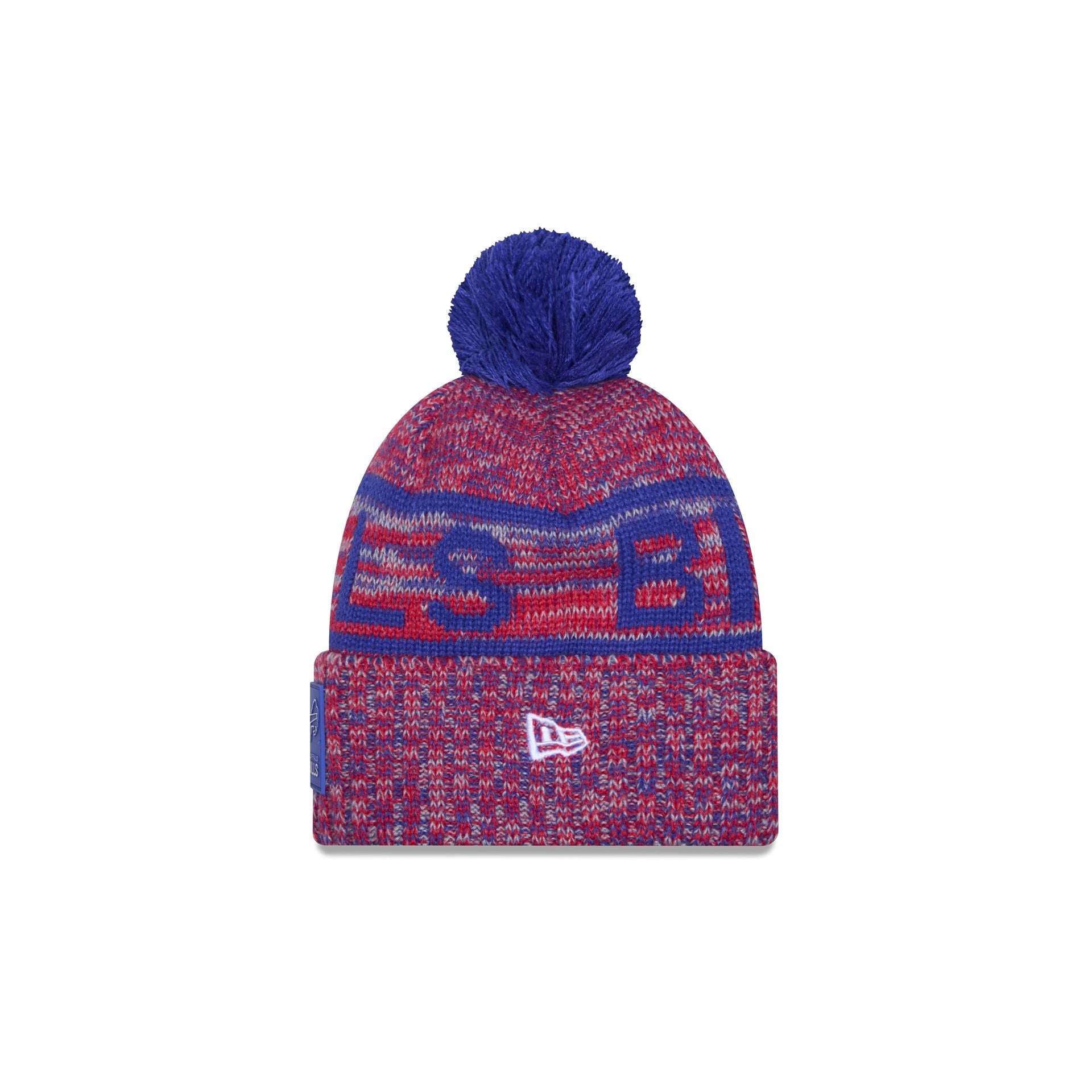 Buffalo Bills 2025 Sideline Cold Weather Kids Pom Knit Hat