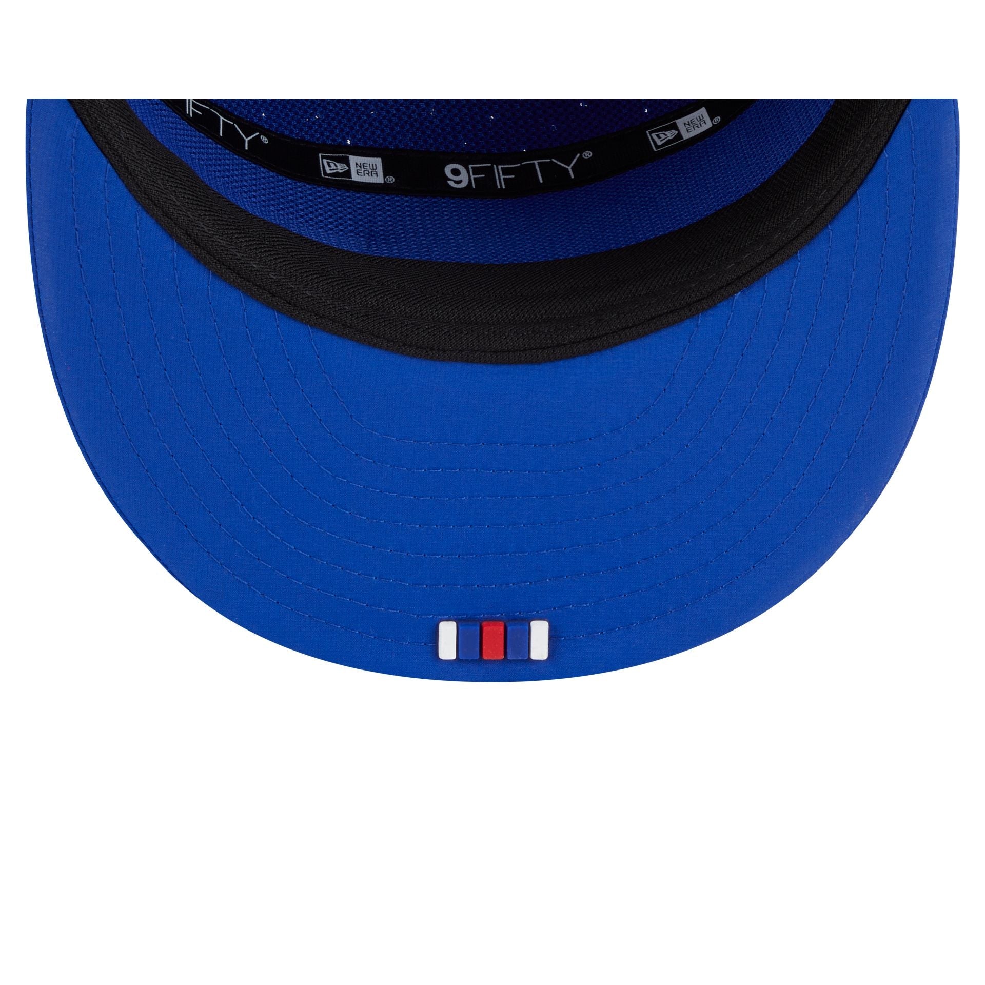 Buffalo Bills 2025 Sideline Hot Weather Split Panel 9FIFTY Snapback Hat