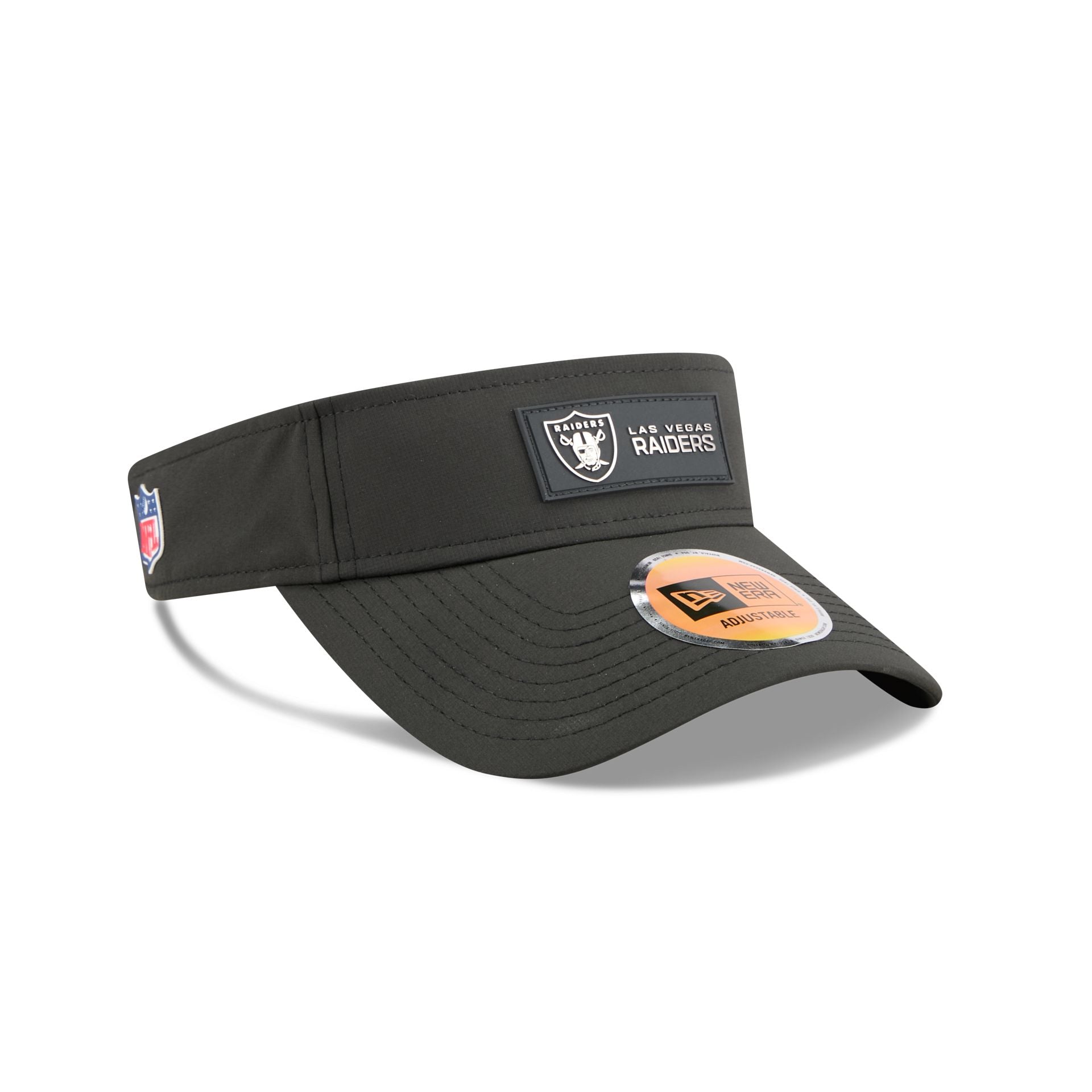 Las Vegas Raiders 2025 Sideline Hot Weather Visor Adjustable Hat