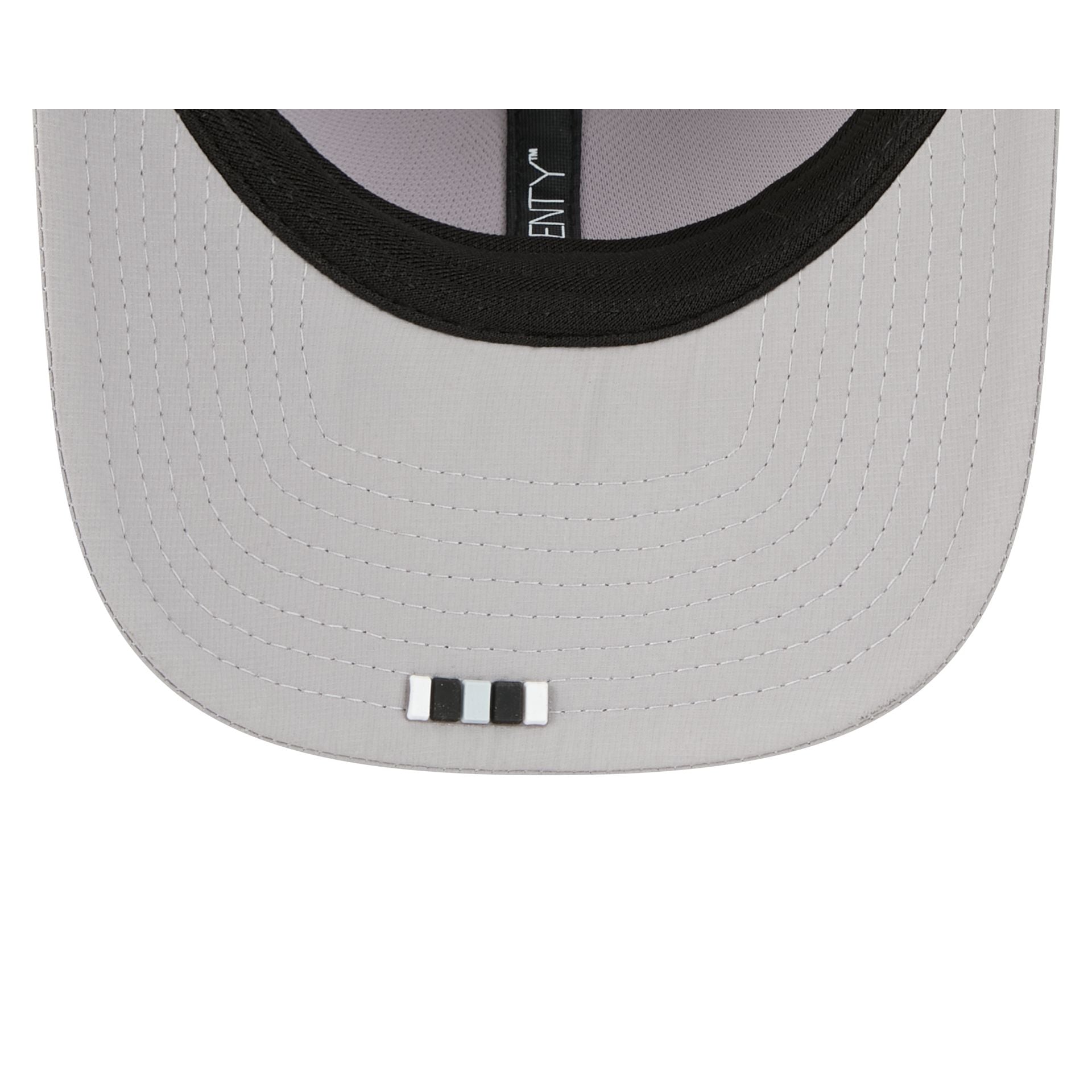 Las Vegas Raiders 2025 Sideline Hot Weather Gray 9SEVENTY Trucker Hat