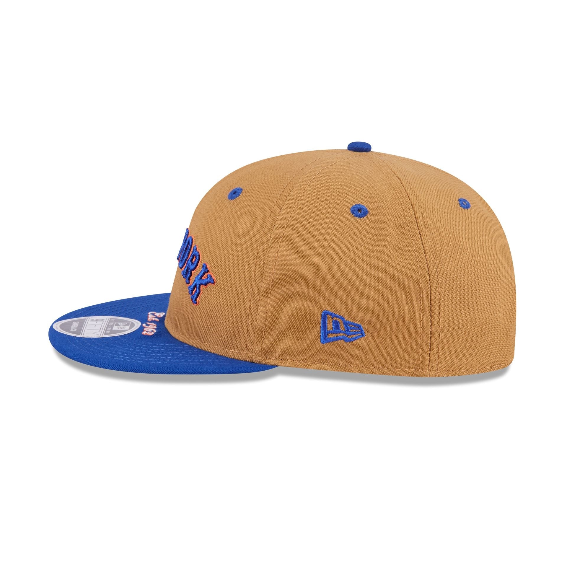New York Mets Wheat Retro Crown 9FIFTY Snapback Hat