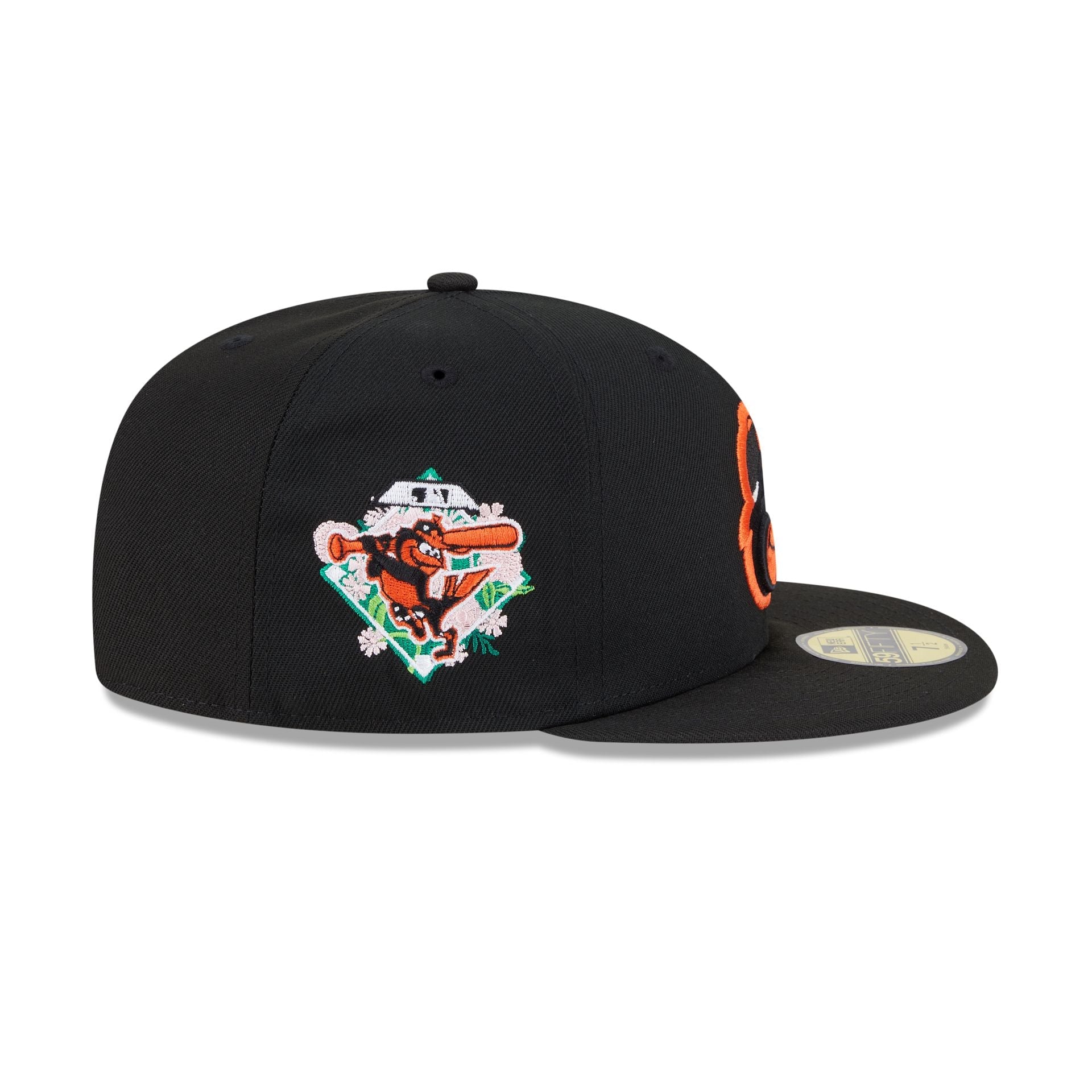 Baltimore Orioles Floral Undervisor 59FIFTY Fitted Hat