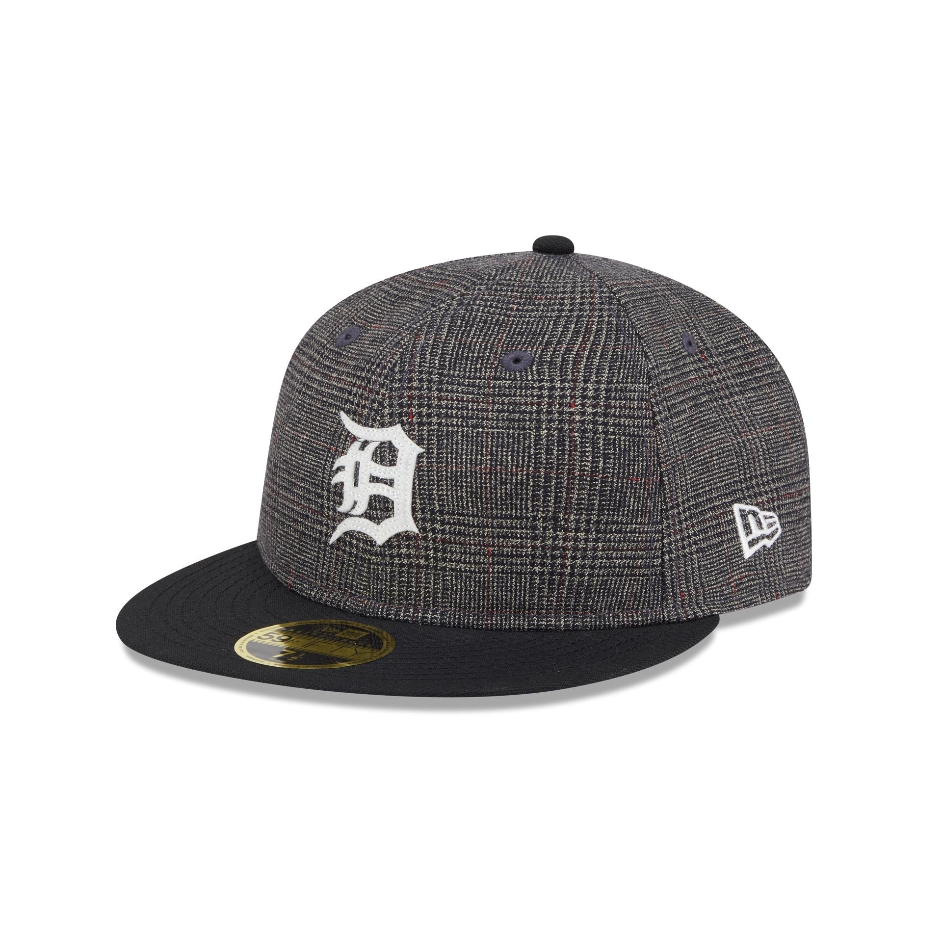 Detroit Tigers Plaid Retro Crown 59FIFTY Fitted Hat