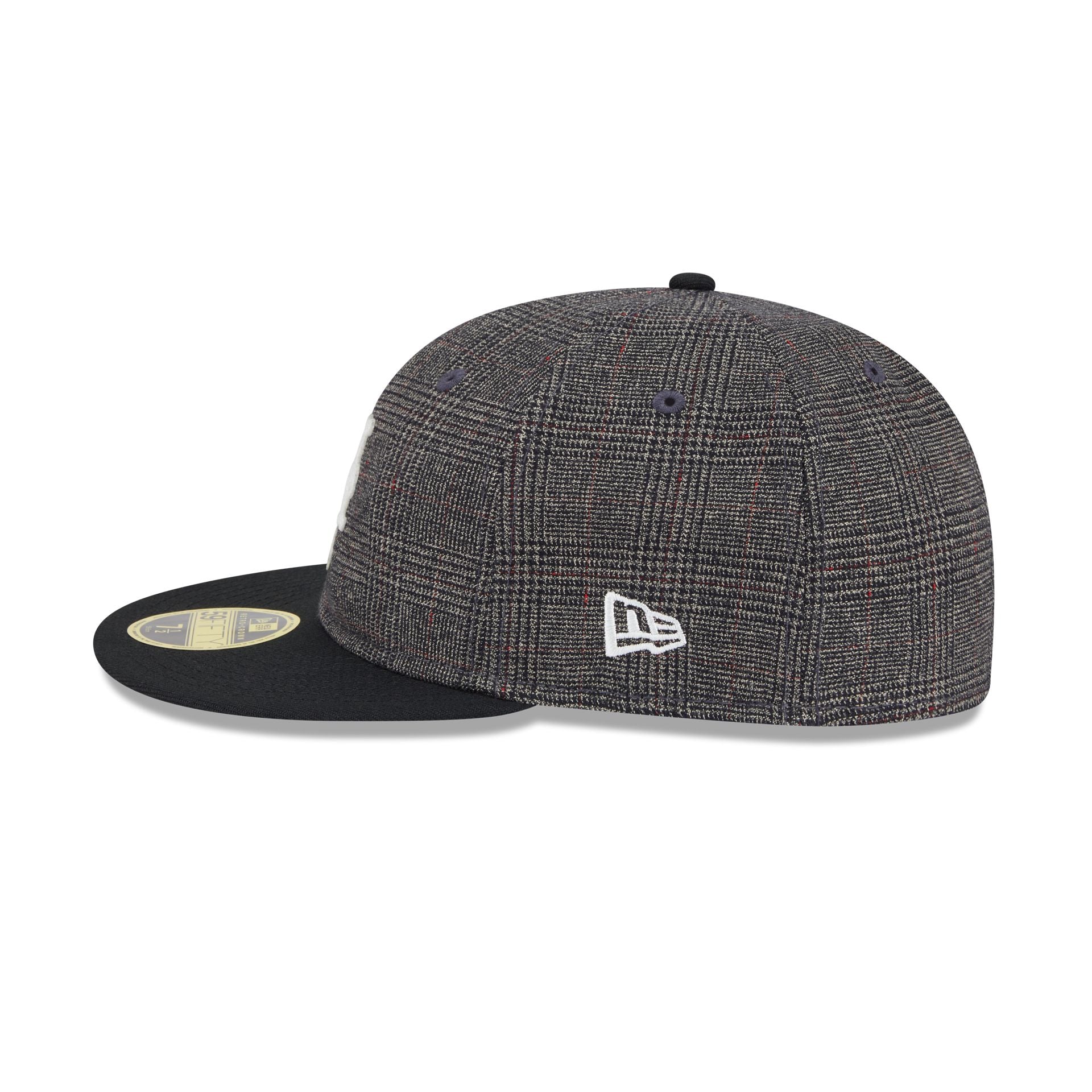 New York Mets Plaid Retro Crown 59FIFTY Fitted Hat