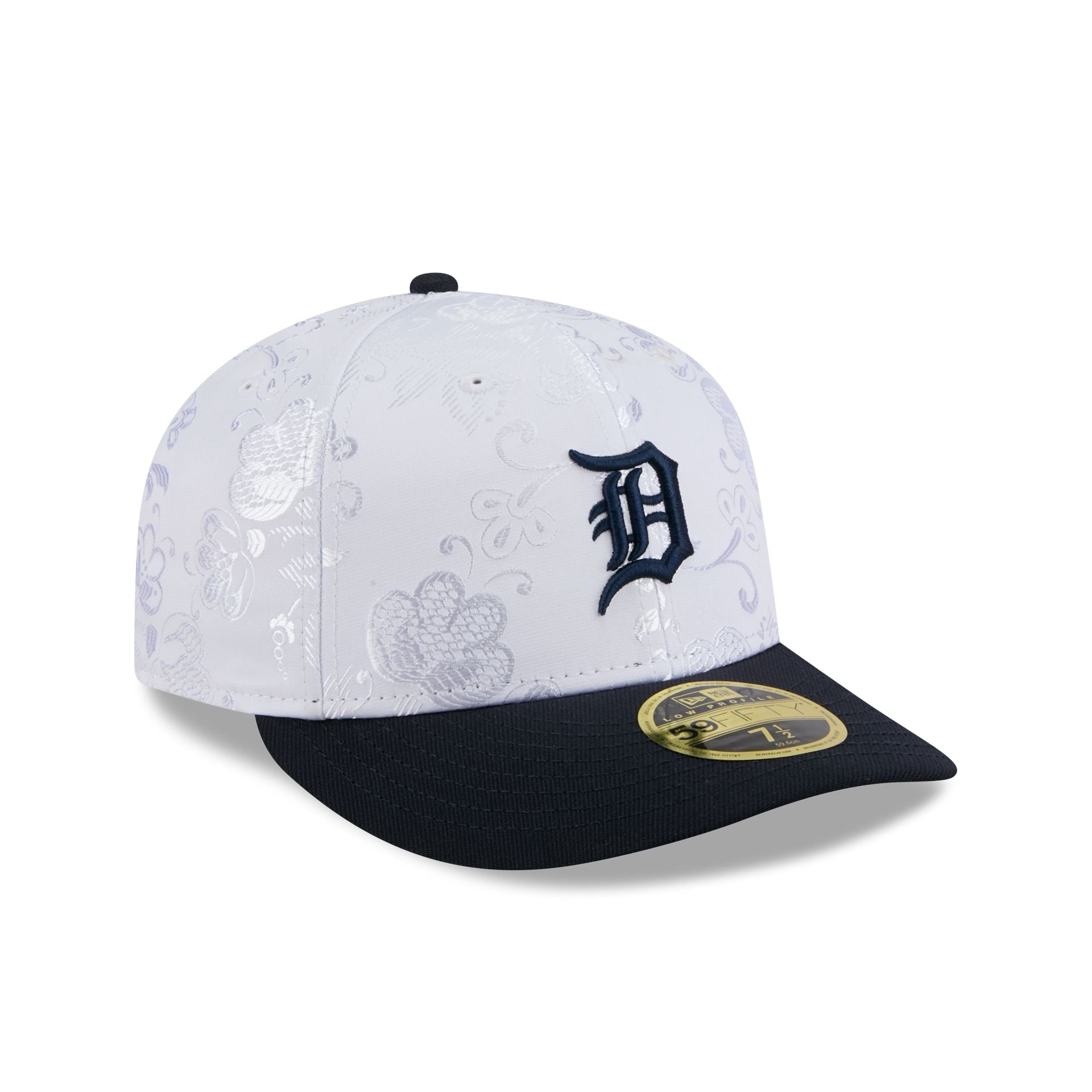 Detroit Tigers Floral Shine Low Profile 59FIFTY Fitted Hat