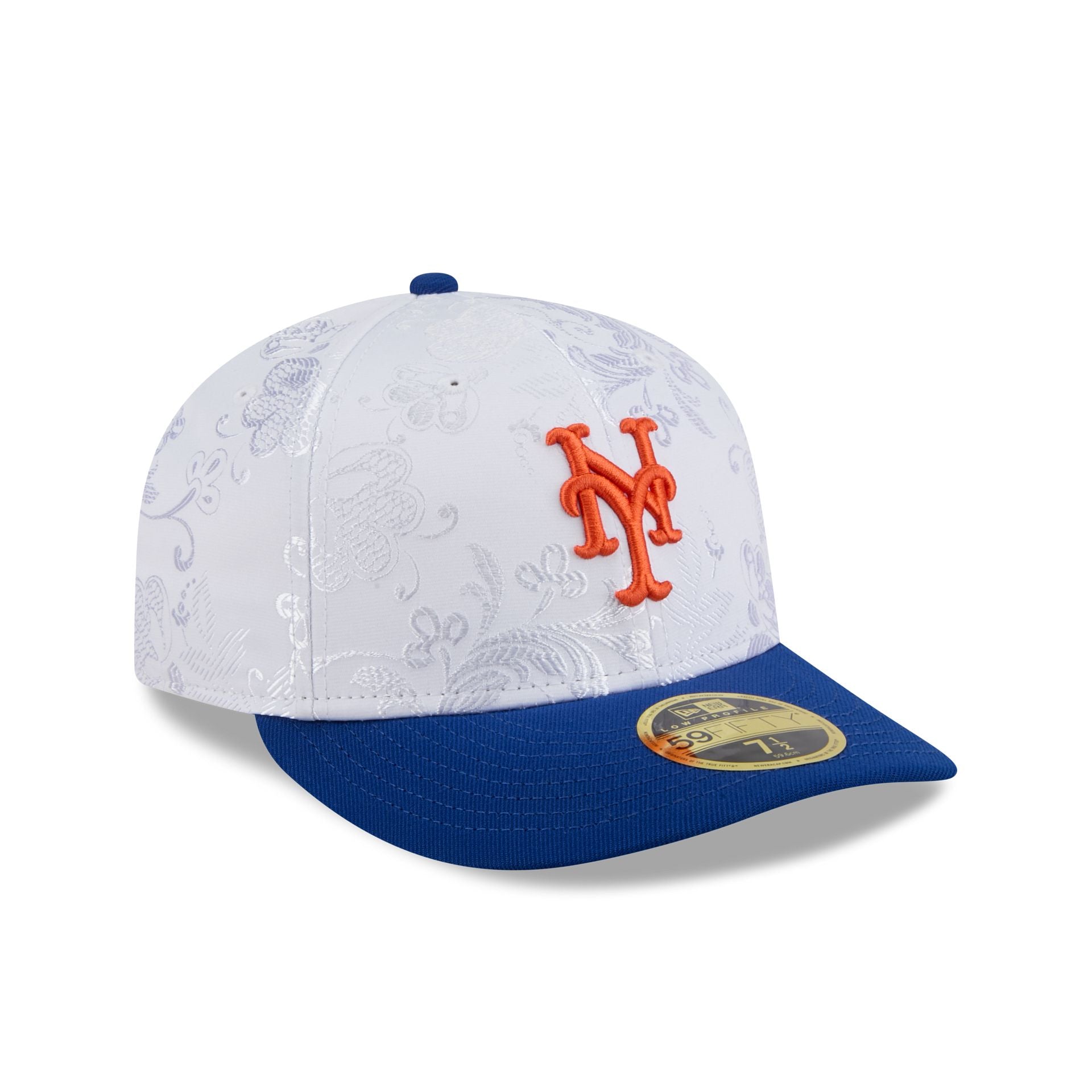 New York Mets Floral Shine Low Profile 59FIFTY Fitted Hat