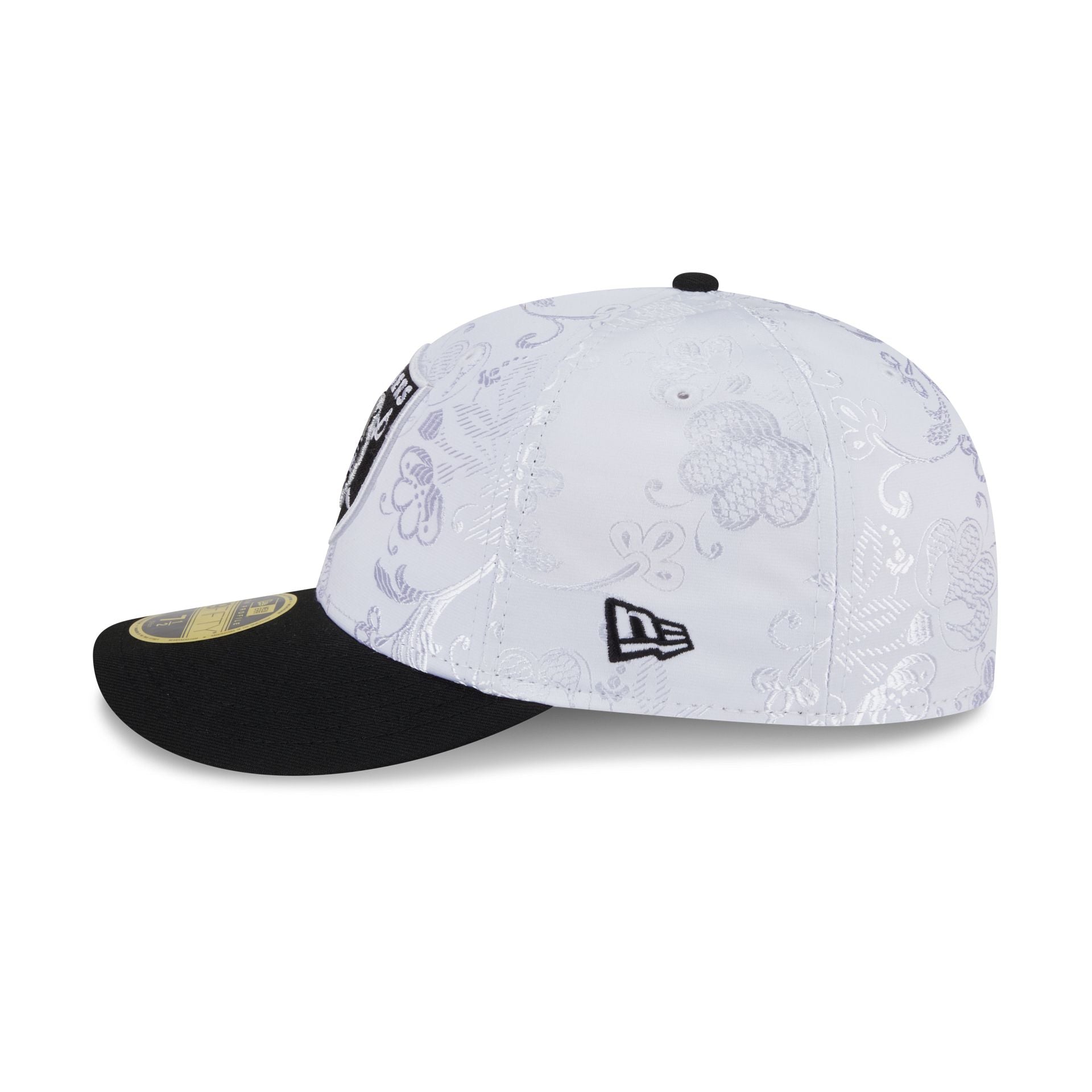 Las Vegas Raiders Floral Shine Low Profile 59FIFTY Fitted Hat