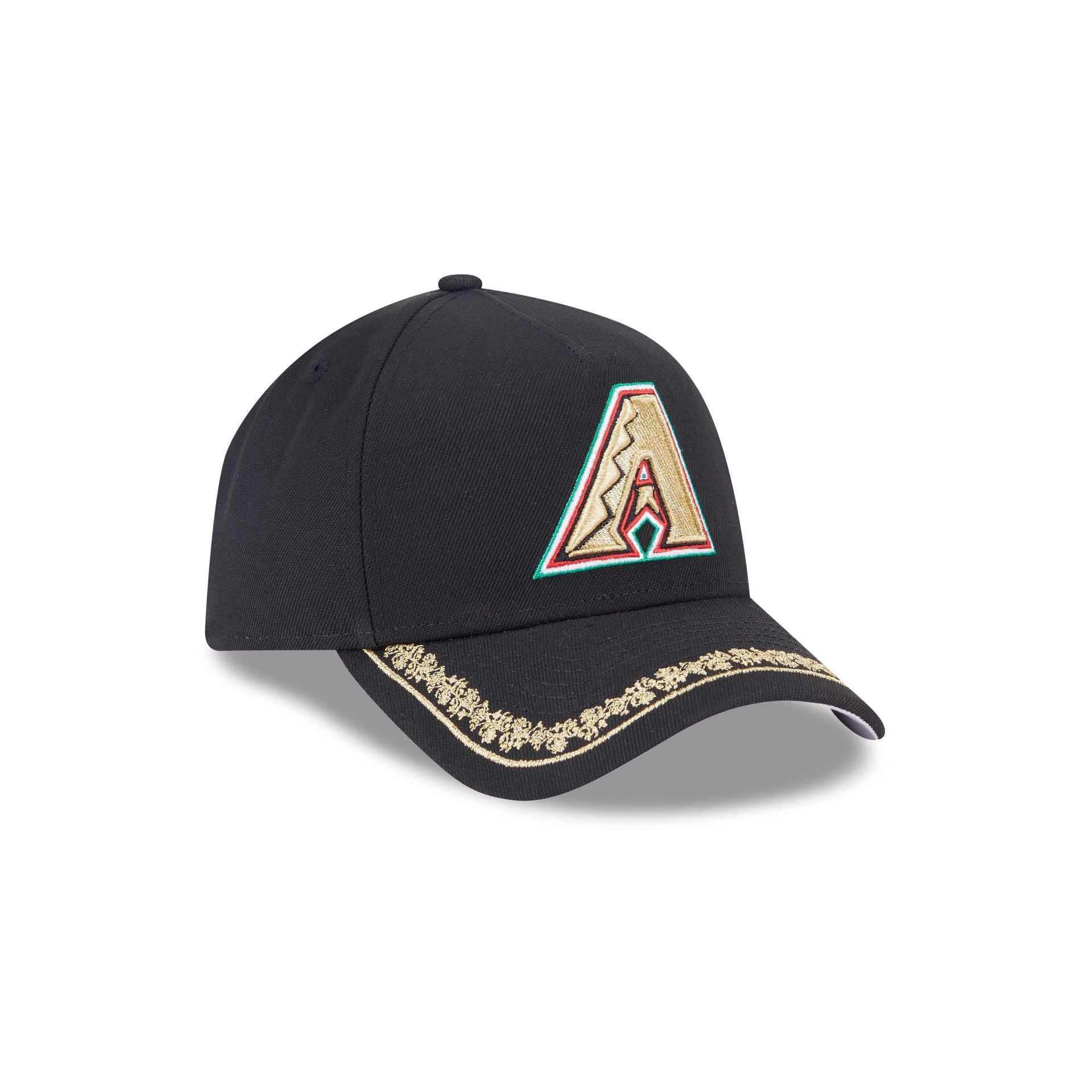 Arizona Diamondbacks Ornate Visor 9FORTY A-Frame Snapback Hat