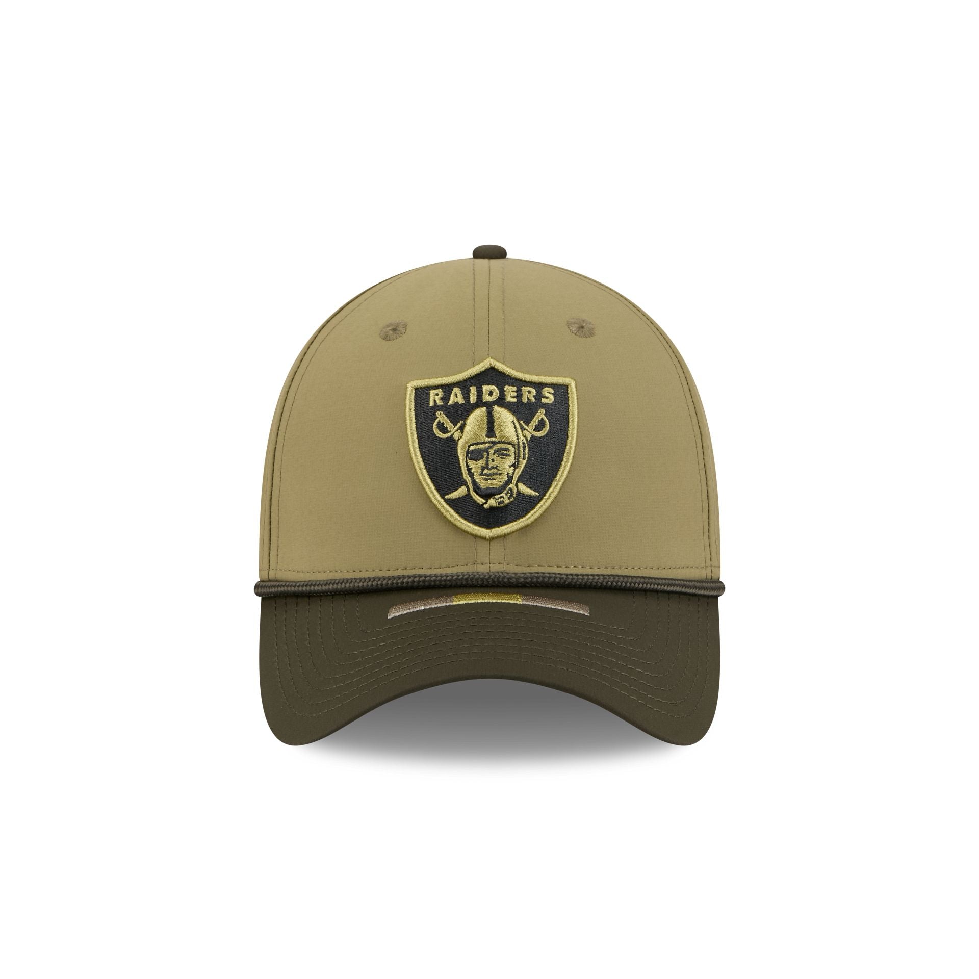 Las Vegas Raiders 2025 Salute to Service 39THIRTY Stretch Fit Hat