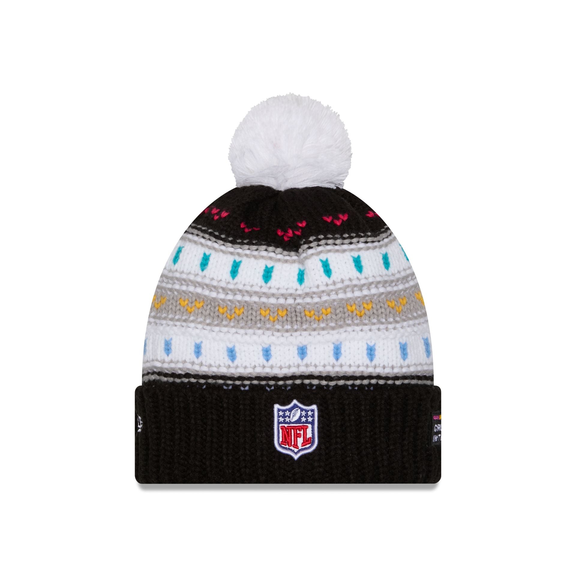 Buffalo Bills 2025 Crucial Catch Women's Pom Knit Hat