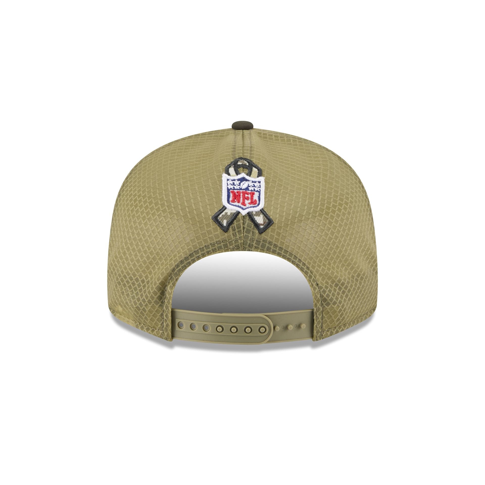 Las Vegas Raiders 2025 Salute to Service Split Panel 9FIFTY Trucker Hat
