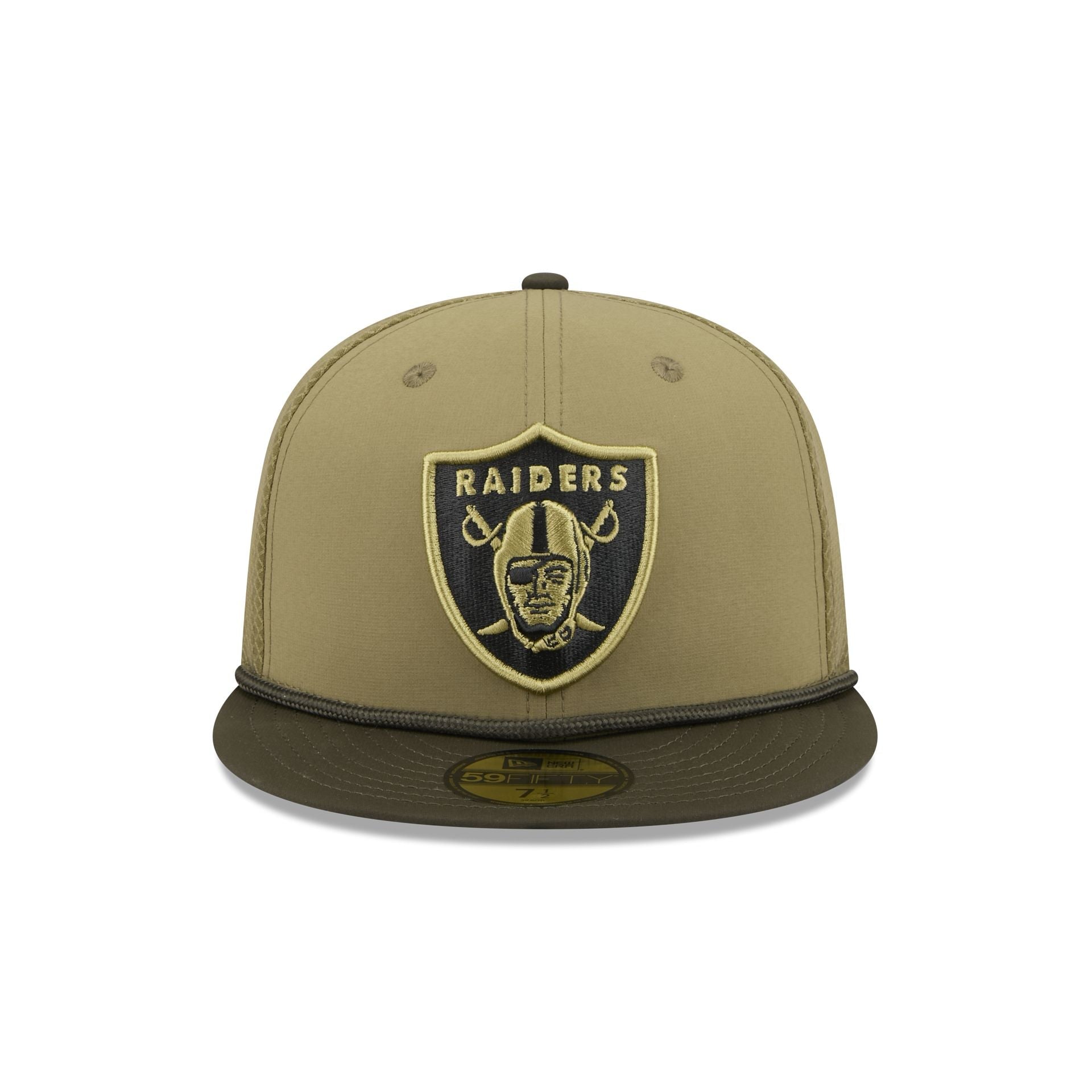 Las Vegas Raiders 2025 Salute to Service 59FIFTY Fitted Hat
