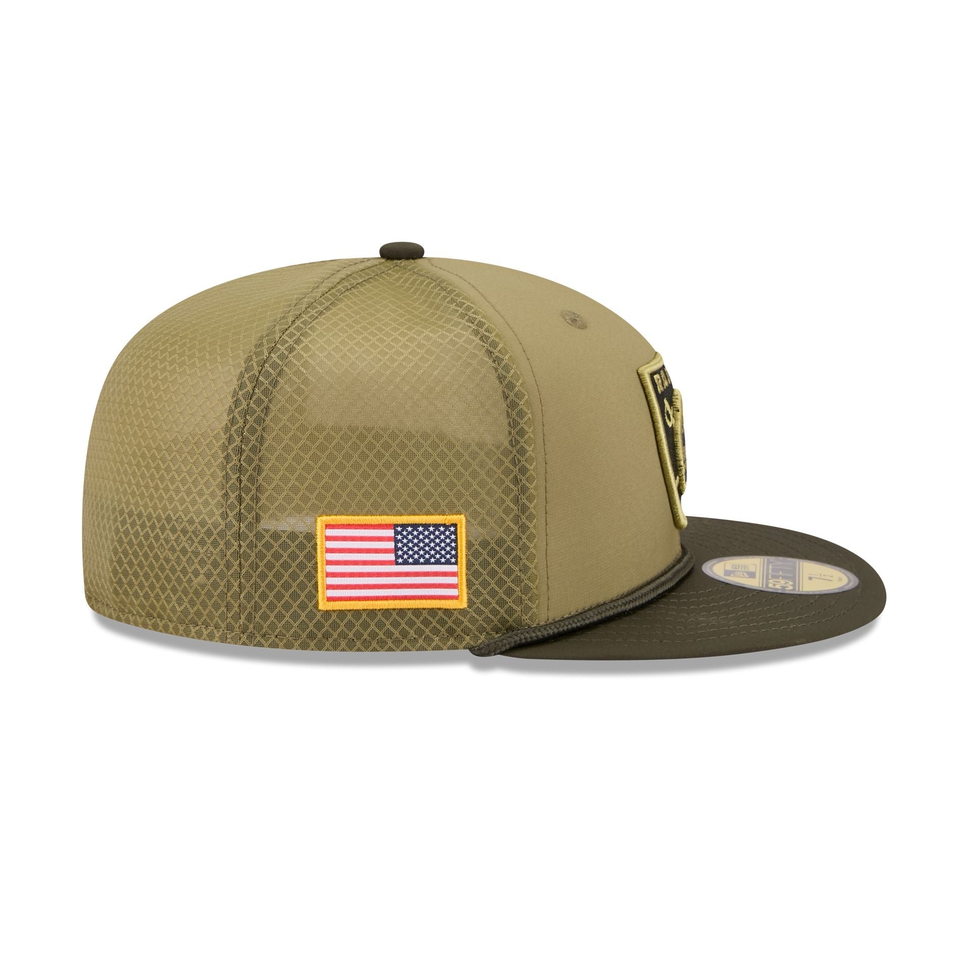 Las Vegas Raiders 2025 Salute to Service 59FIFTY Fitted Hat