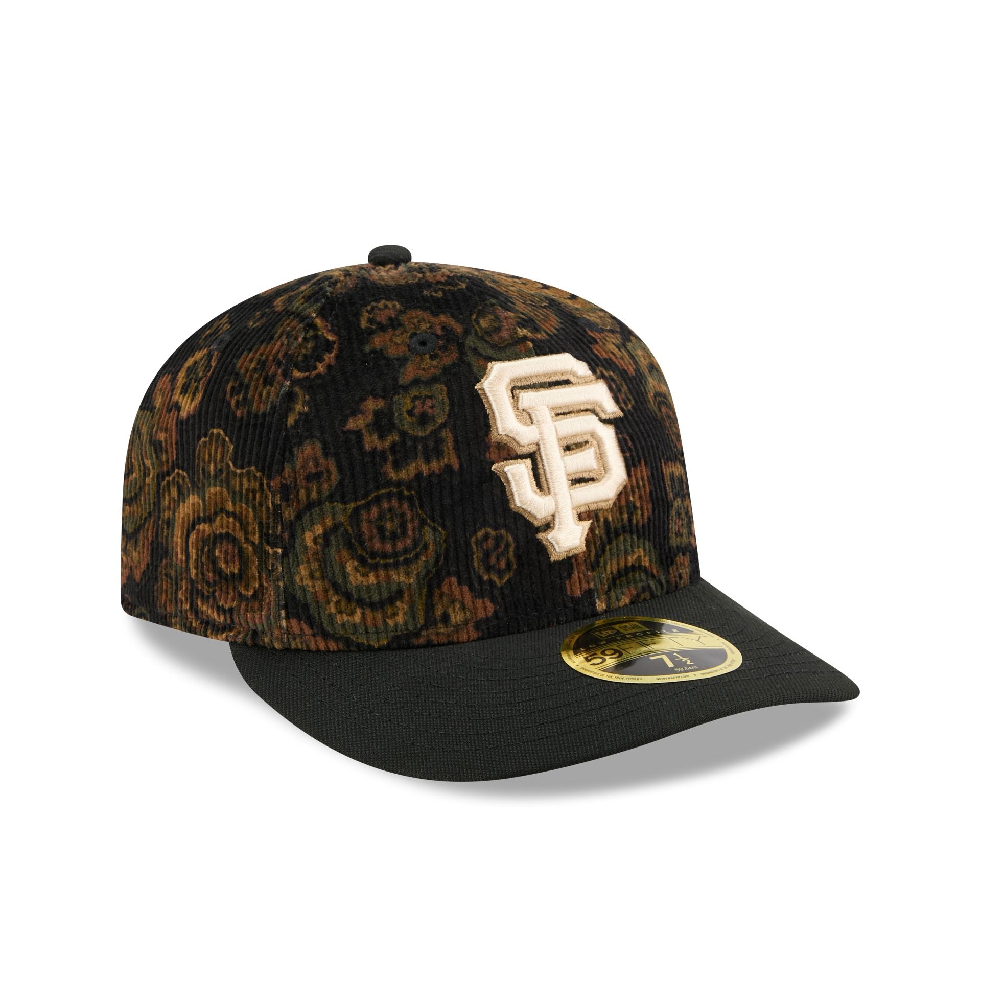 San Francisco Giants Three Looms Floral Cord Low Profile 59FIFTY Fitted Hat