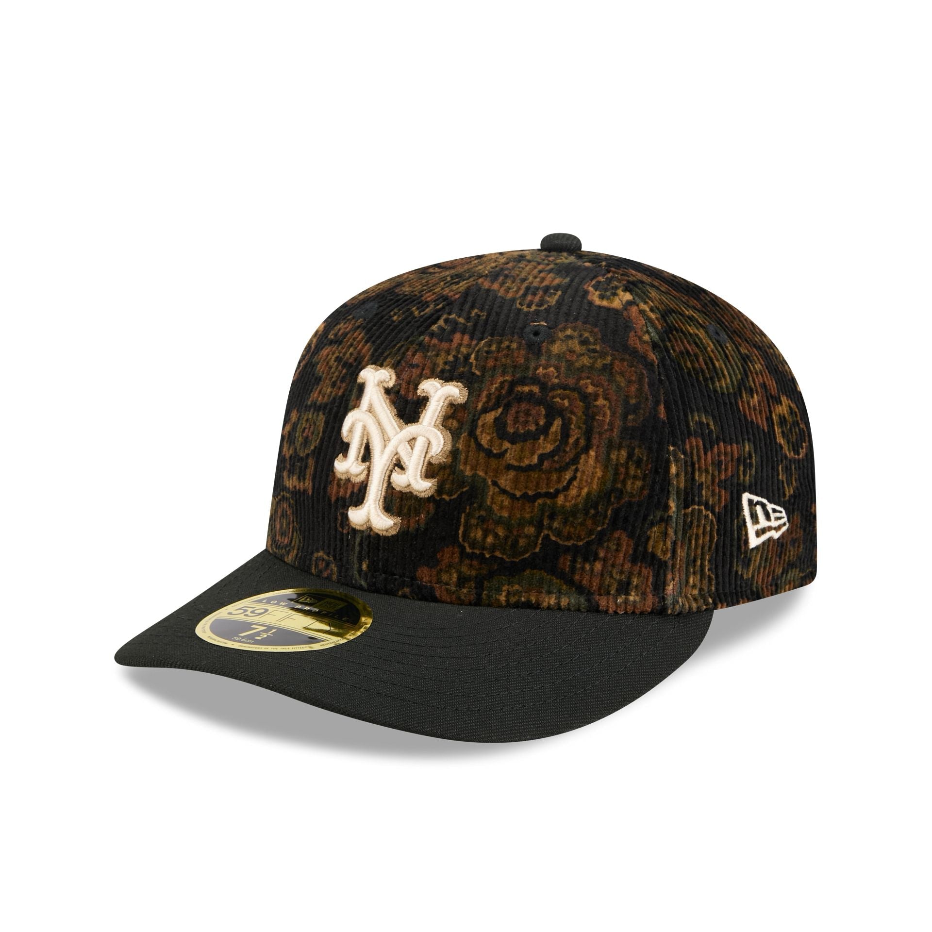 New York Mets Three Looms Floral Cord Low Profile 59FIFTY Fitted Hat