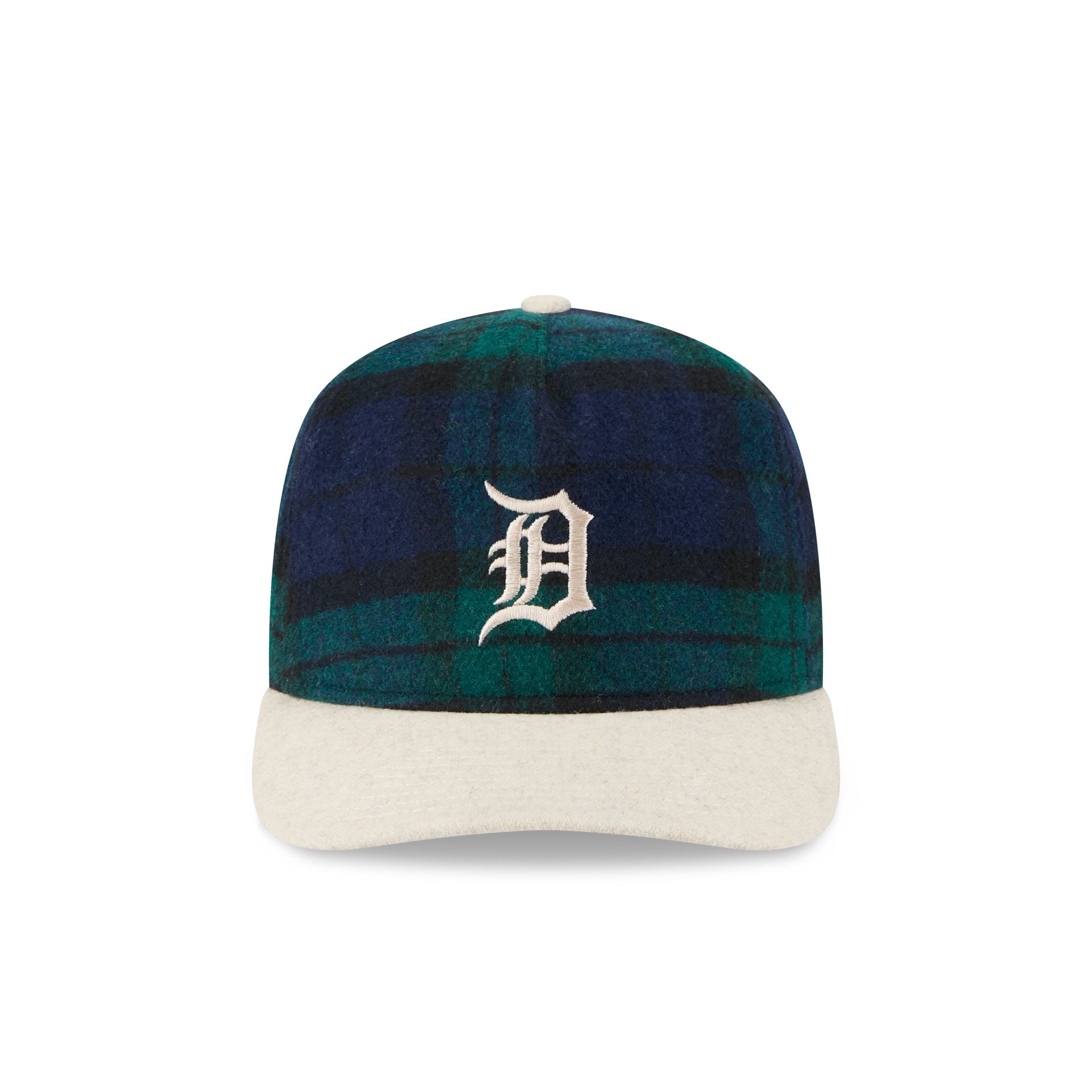 Detroit Tigers Plaid Letterman 19TWENTY Adjustable Hat