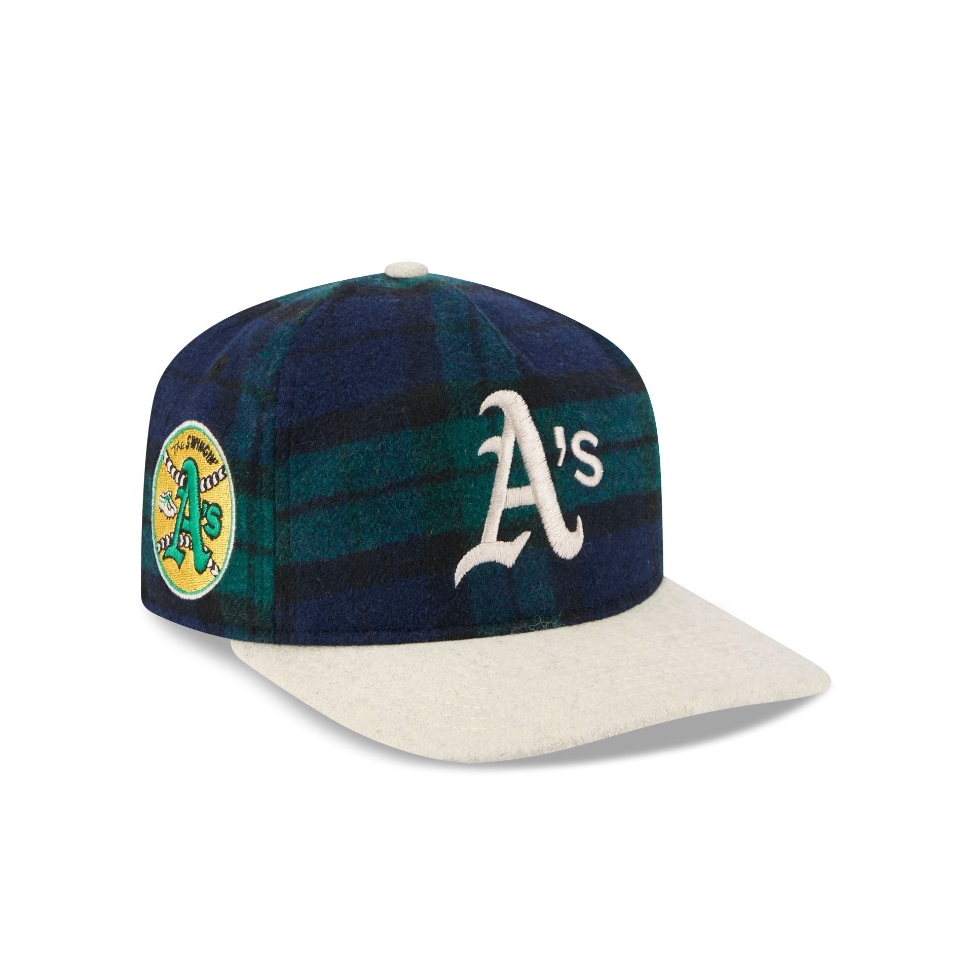Athletics Plaid Letterman 19TWENTY Adjustable Hat