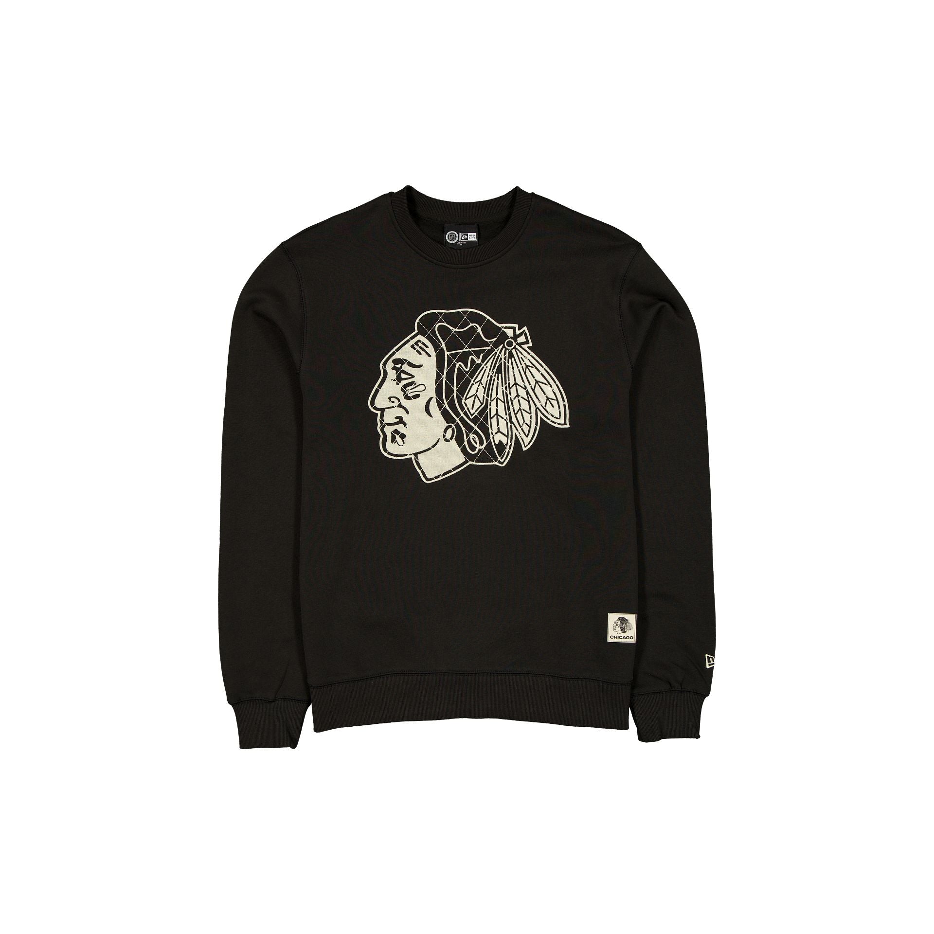 Chicago Blackhawks Quilted Crewneck