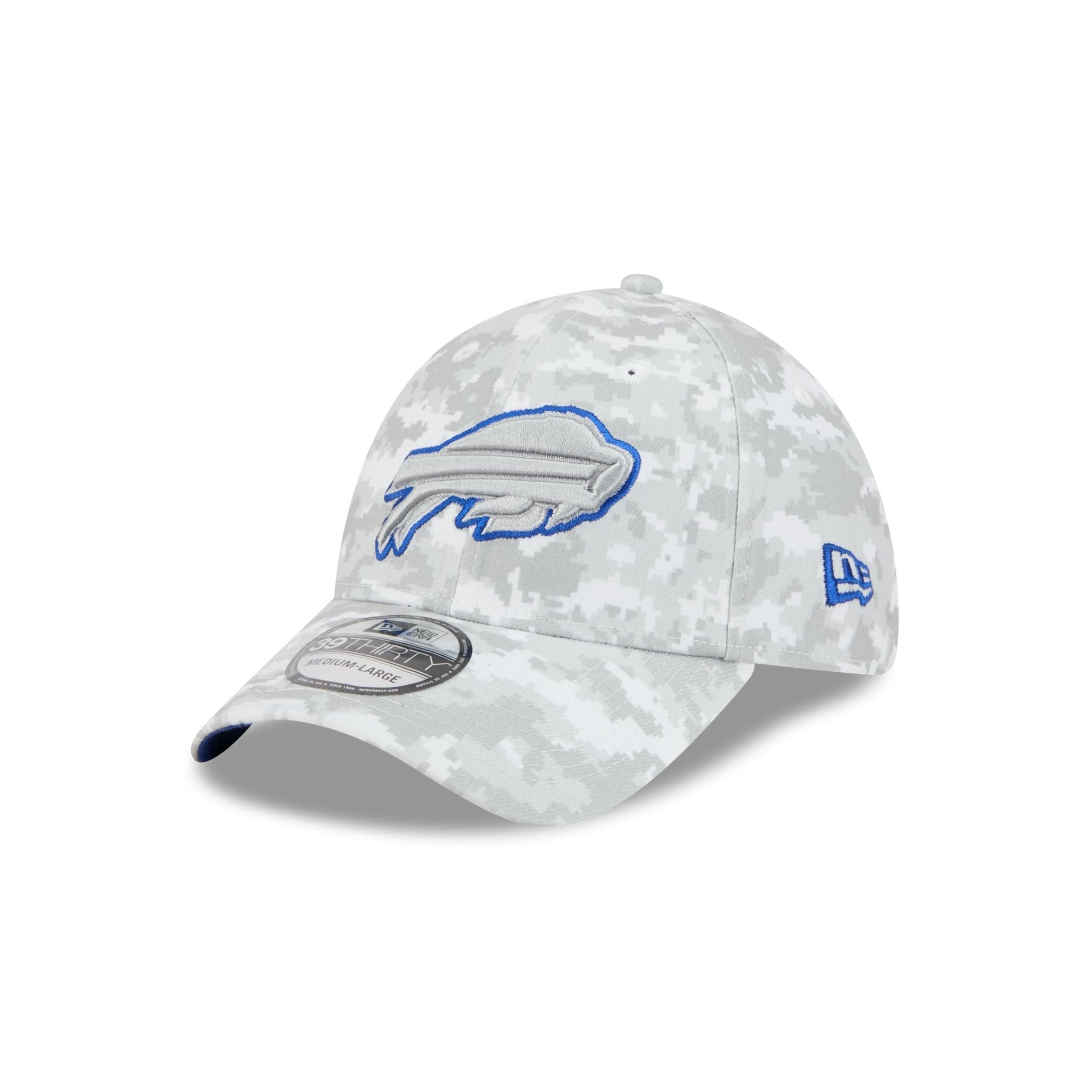 Buffalo Bills 2025 Salute to Service Fan Gear 39THIRTY Stretch Fit Hat
