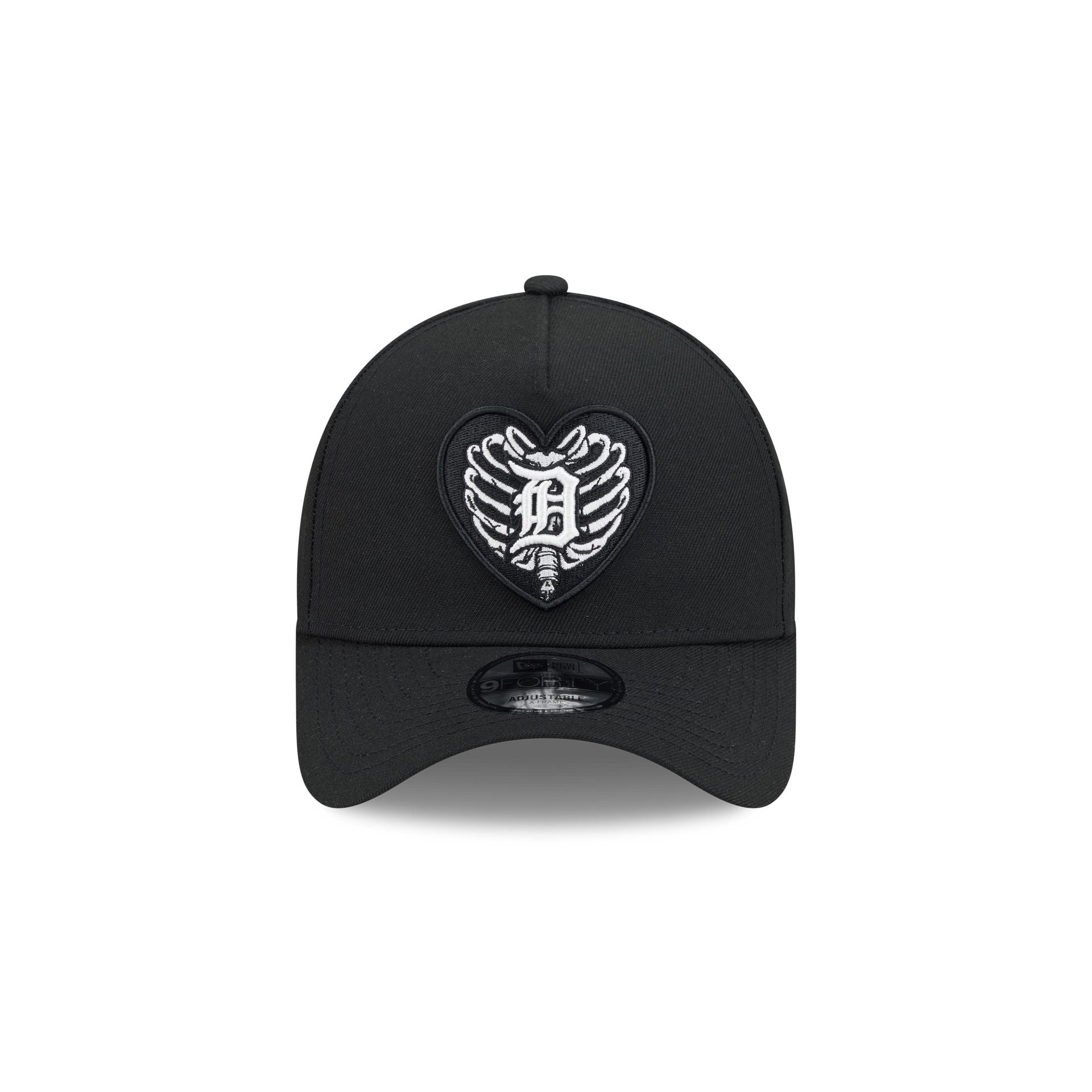 Detroit Tigers Skeletal Heart 9FORTY A-Frame Snapback Hat