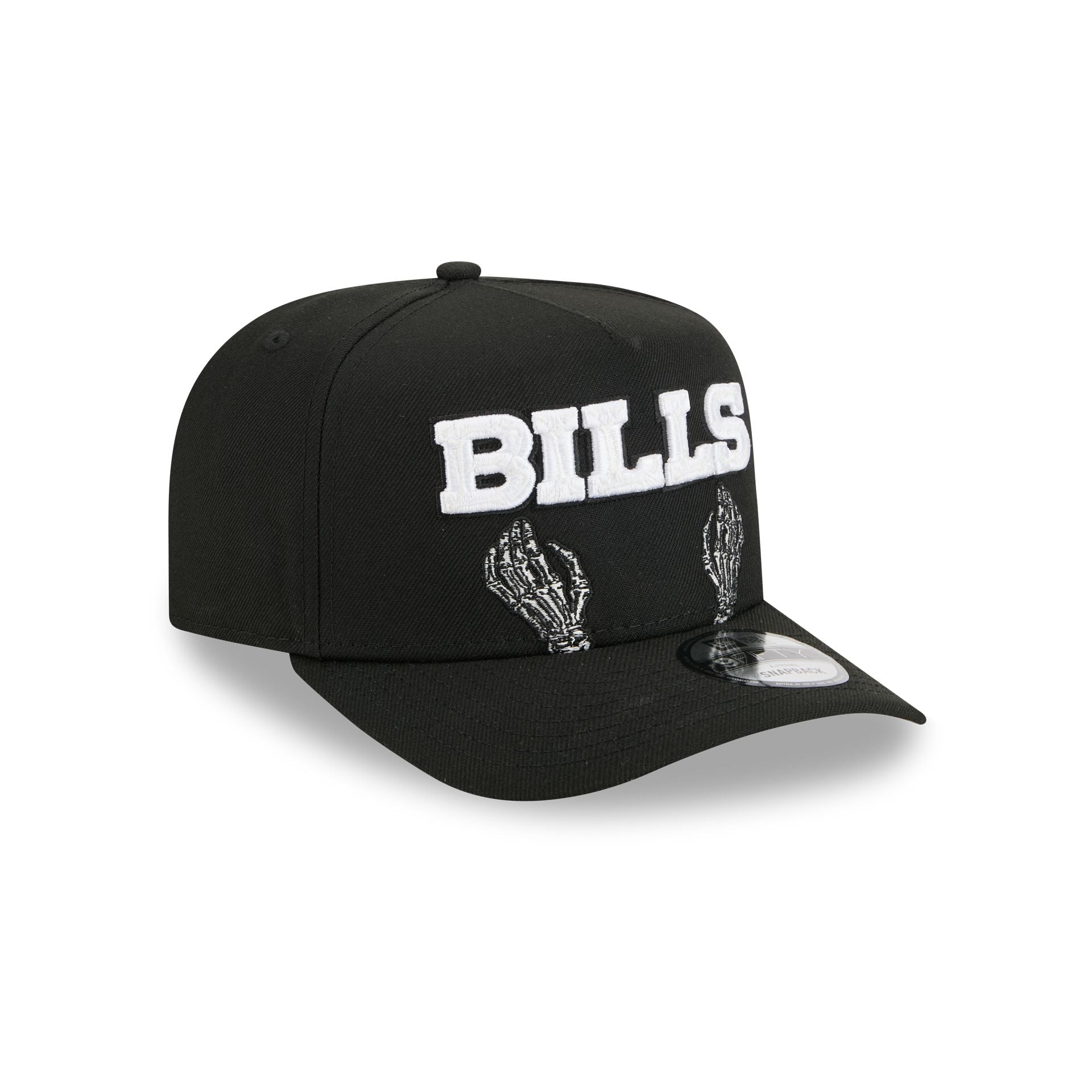 Buffalo Bills Skeletal Script 9FIFTY A-Frame Snapback Hat