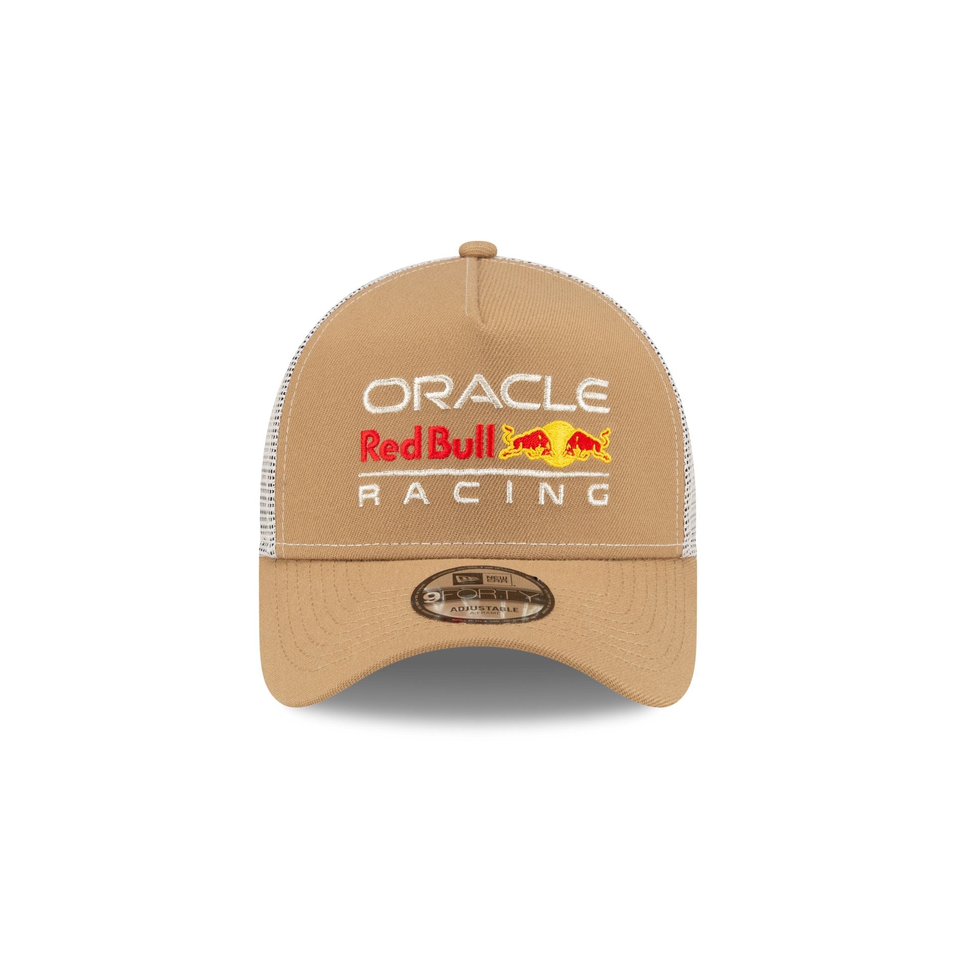Oracle Red Bull Racing Essential Khaki 9FORTY A-Frame Trucker Hat