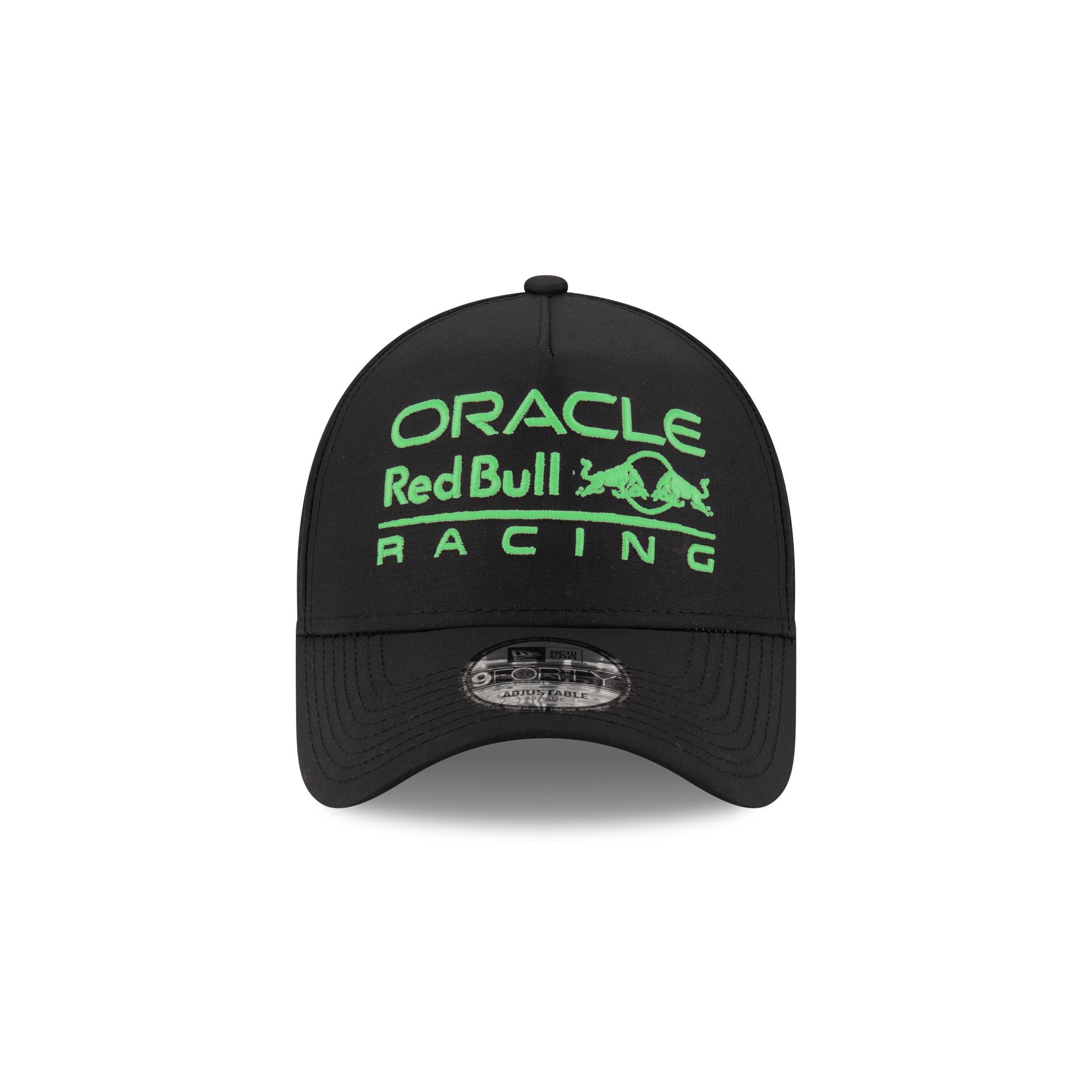 Oracle Red Bull Racing Race Essentials Black 9FORTY A-Frame Snapback Hat