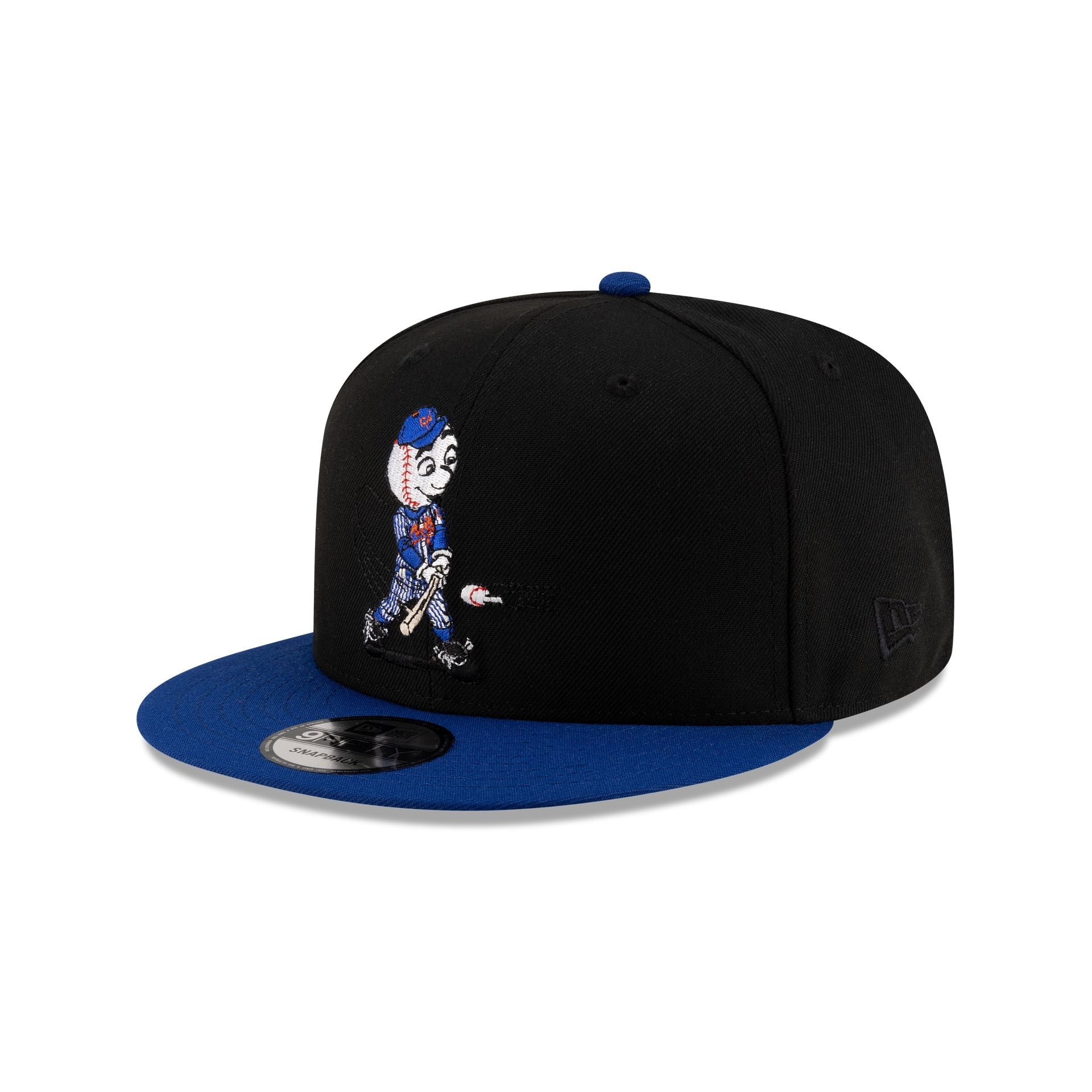 New York Mets Mascot Black 9FIFTY Snapback Hat
